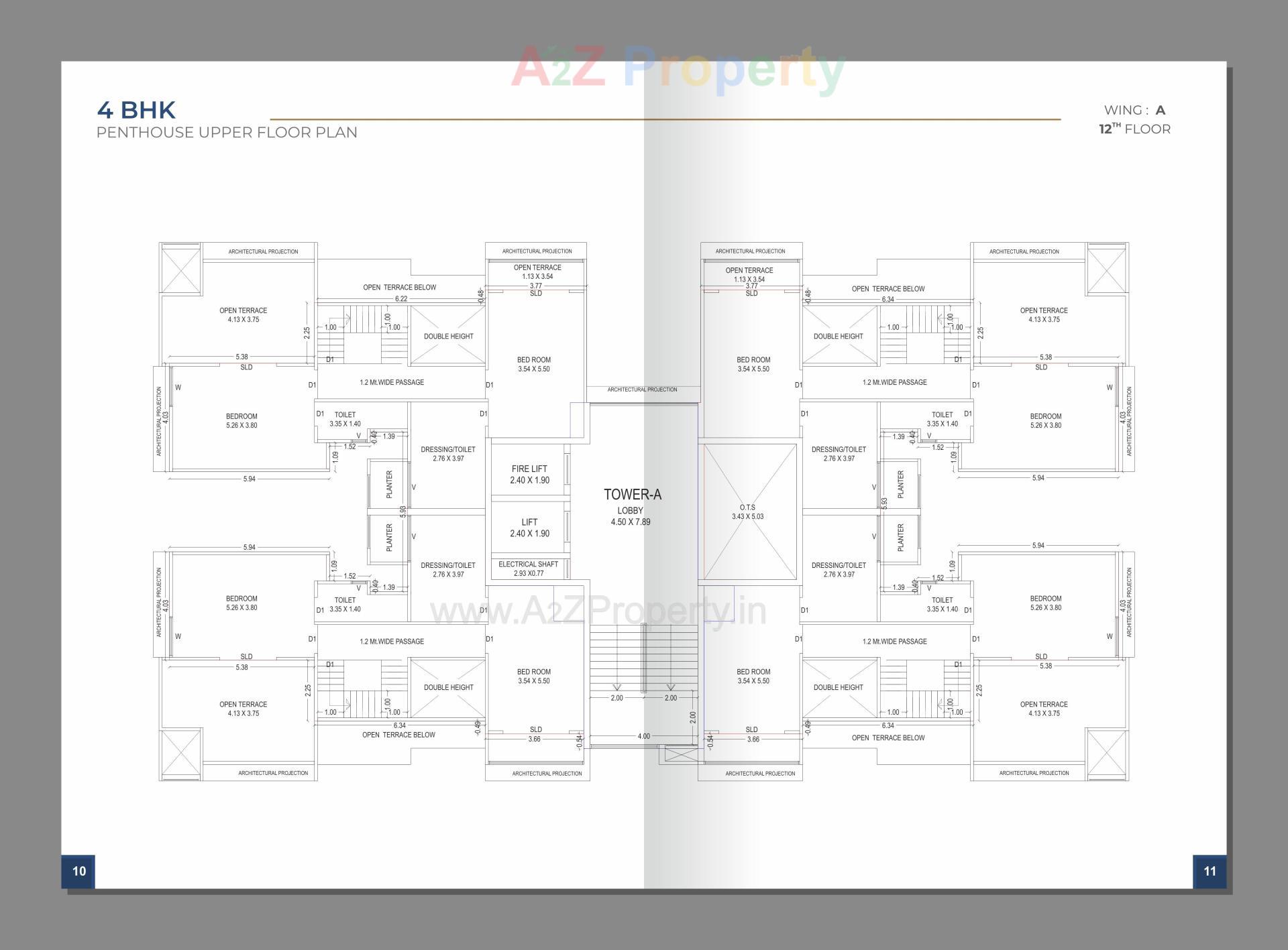  of real estate project Aries Signature located at Zadeshwar, Bharuch, Gujarat