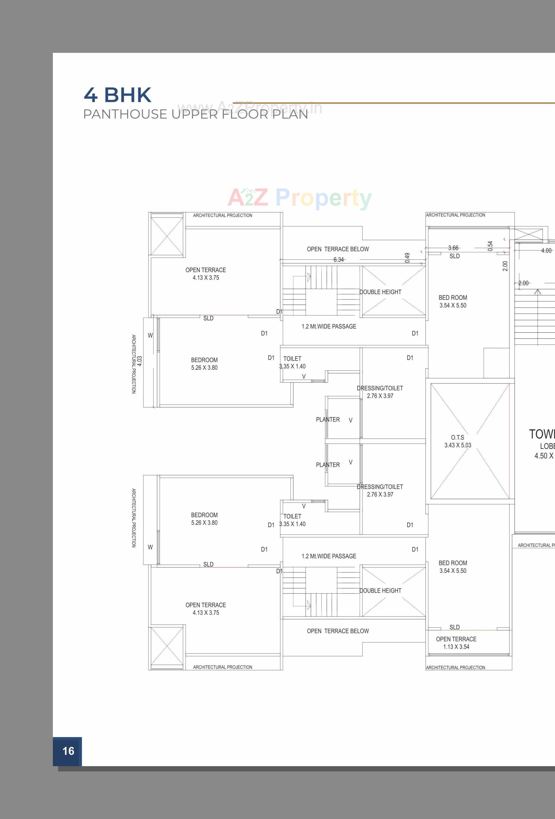 Layout of real estate project Aries Signature located at Zadeshwar, Bharuch, Gujarat
