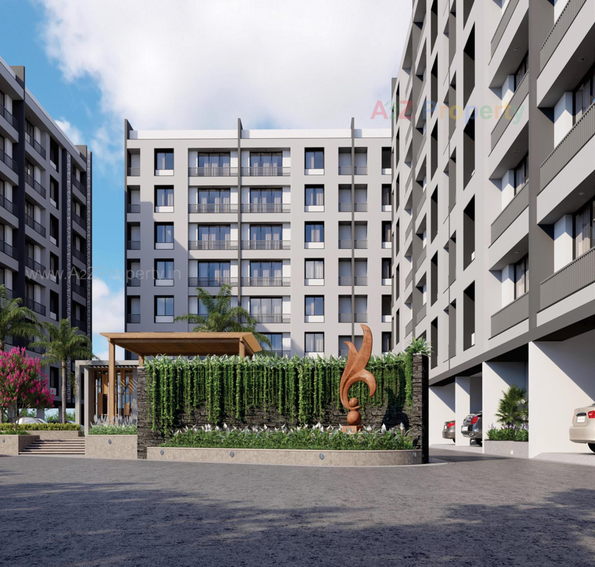 3D Elevation of real estate project Celebration Heights located at Kosamdi, Bharuch, Gujarat