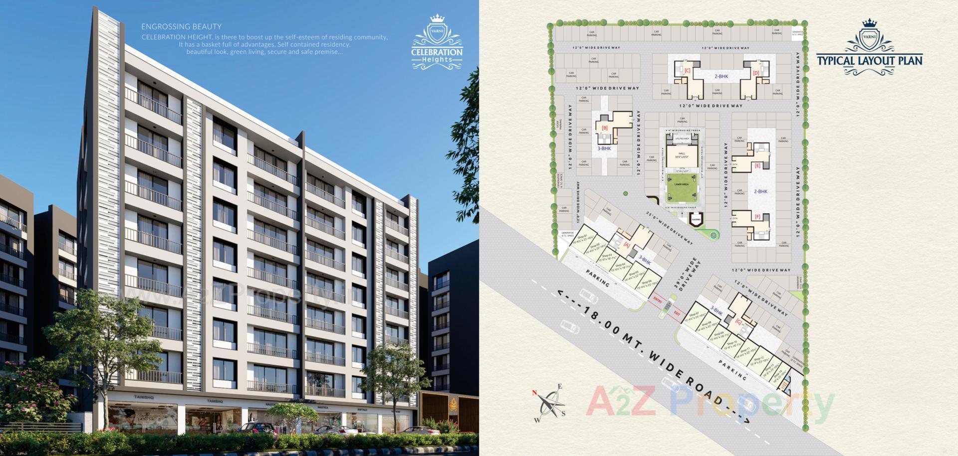  of real estate project Celebration Heights located at Kosamdi, Bharuch, Gujarat