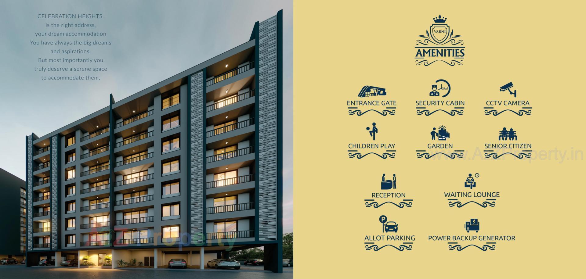  of real estate project Celebration Heights located at Kosamdi, Bharuch, Gujarat