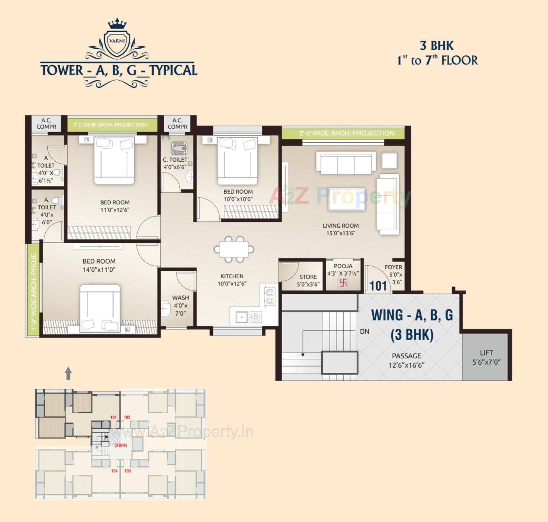 Layout of real estate project Celebration Heights located at Kosamdi, Bharuch, Gujarat