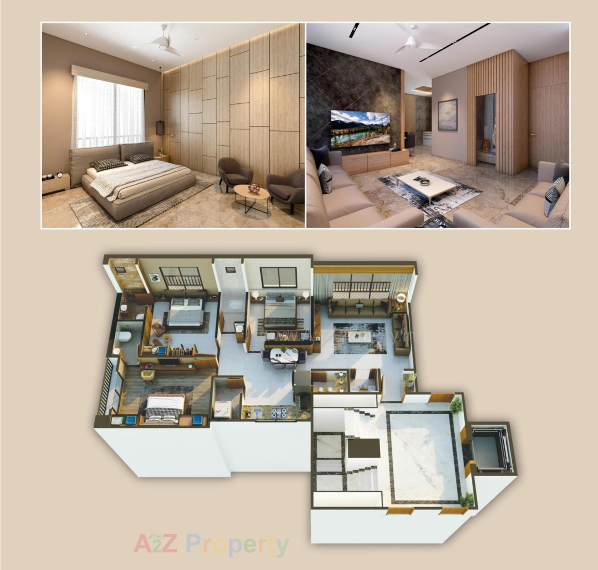 Layout of real estate project Celebration Heights located at Kosamdi, Bharuch, Gujarat