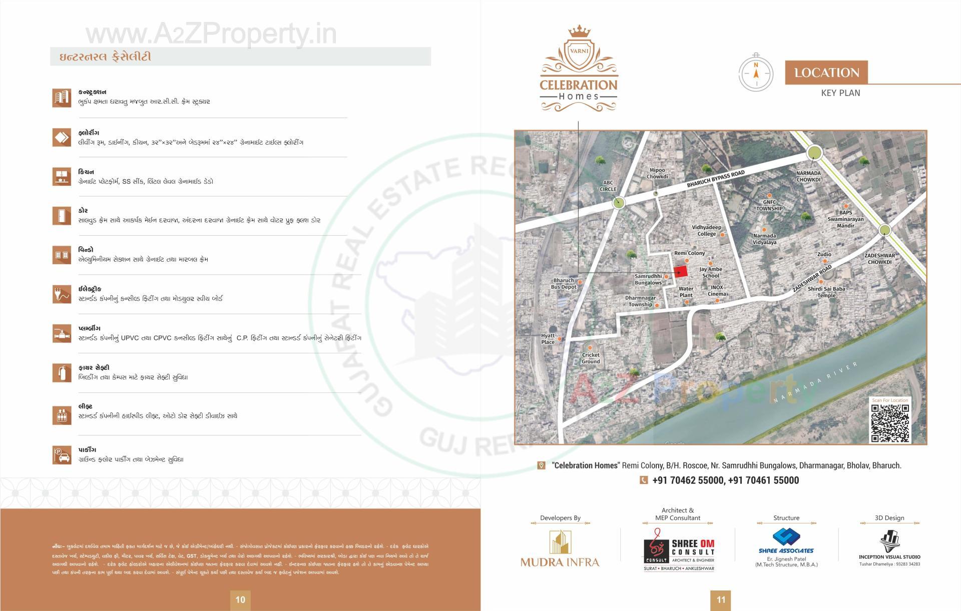  of real estate project Celebration Homes located at Bholav, Bharuch, Gujarat