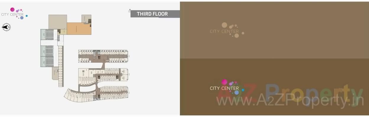 Layout of real estate project City Center located at Kasakpatti, Bharuch, Gujarat