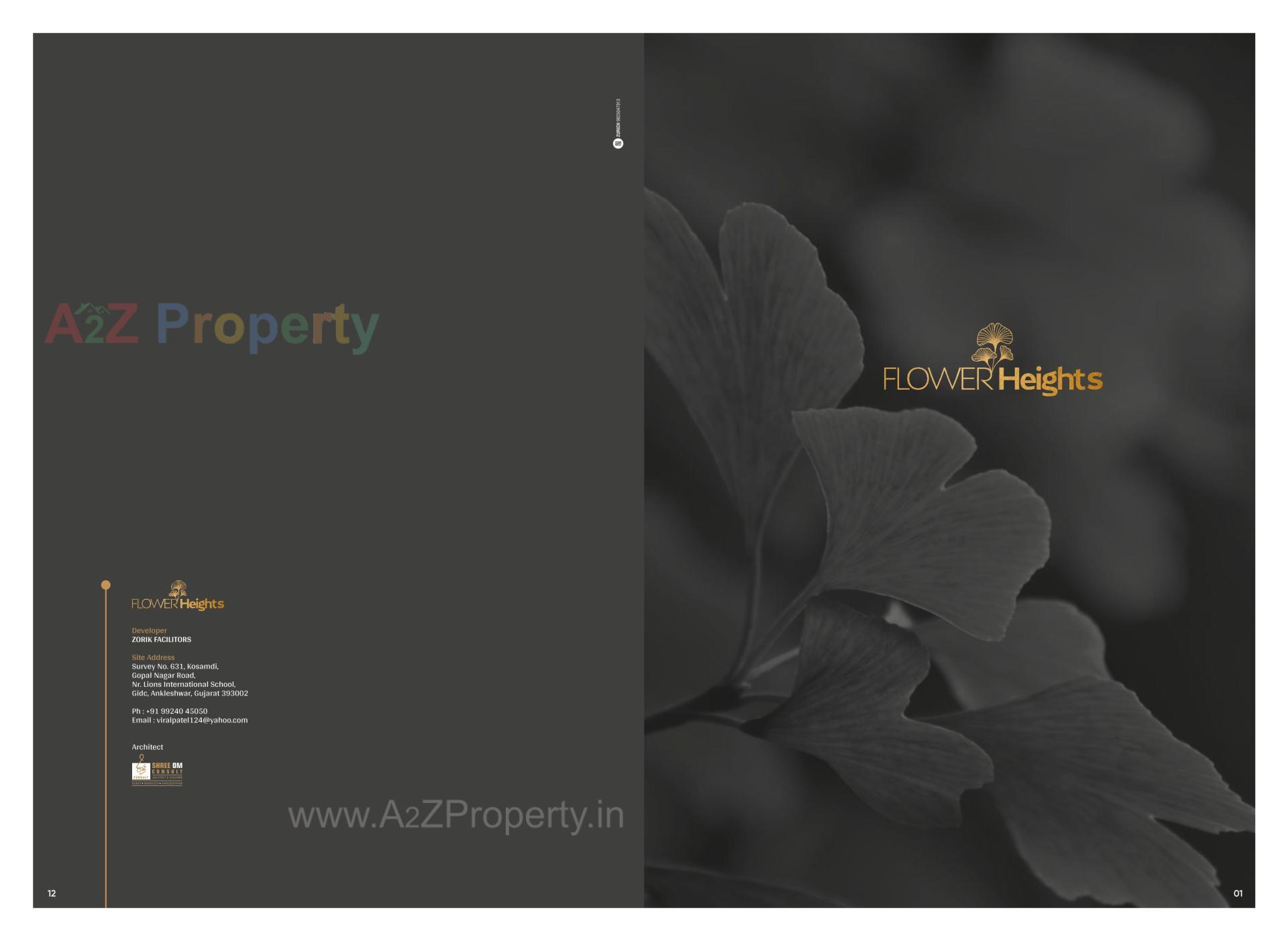  of real estate project Flower Heights located at Kosamdi, Bharuch, Gujarat