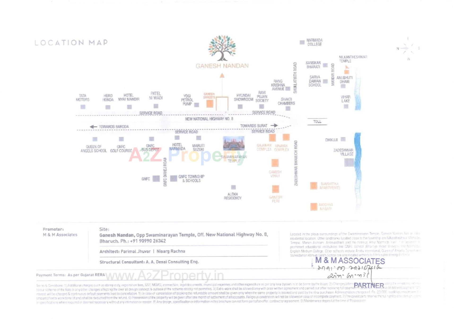  of real estate project Ganesh Nandan located at Zadeshwar, Bharuch, Gujarat
