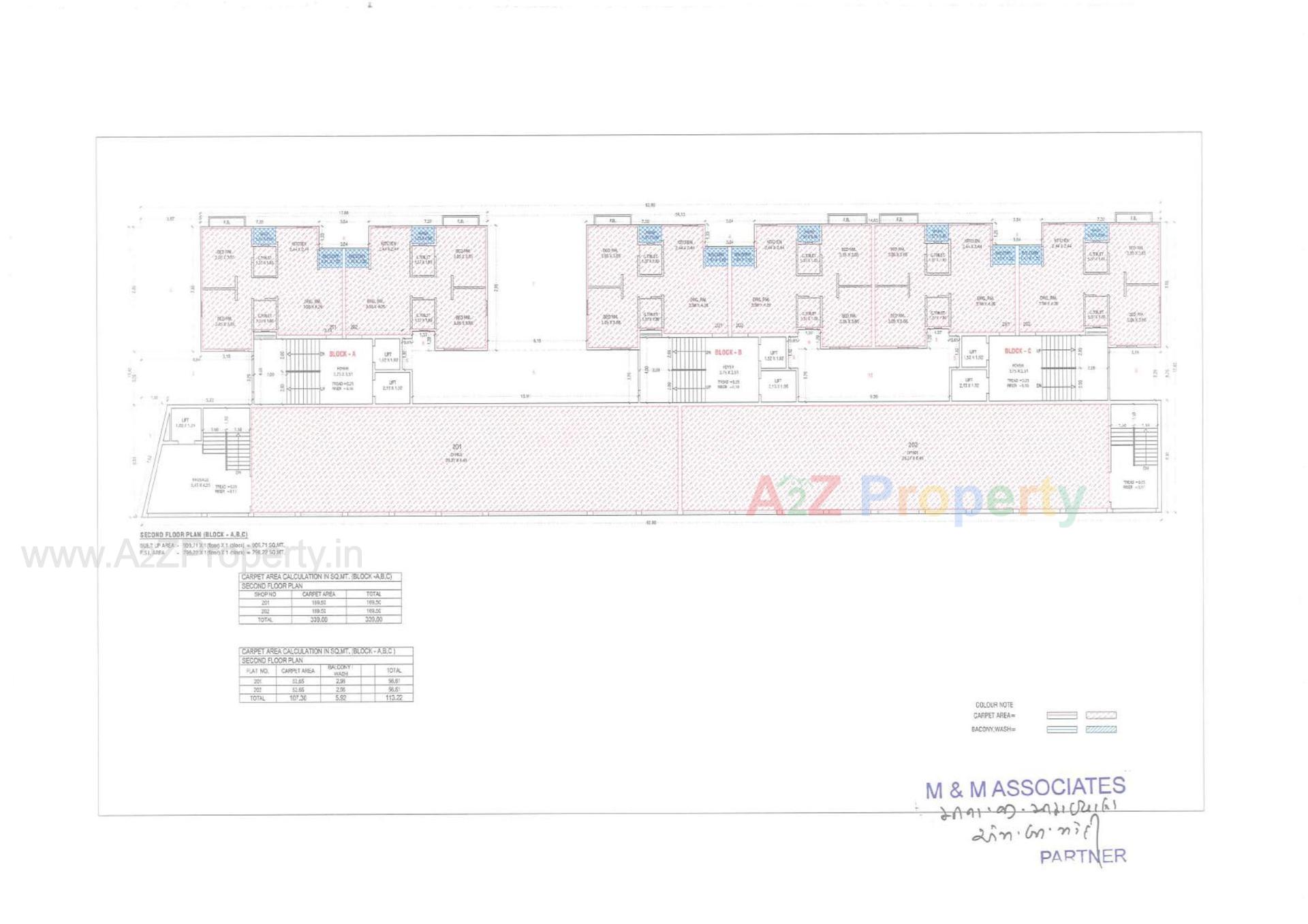 Layout of real estate project Ganesh Nandan located at Zadeshwar, Bharuch, Gujarat