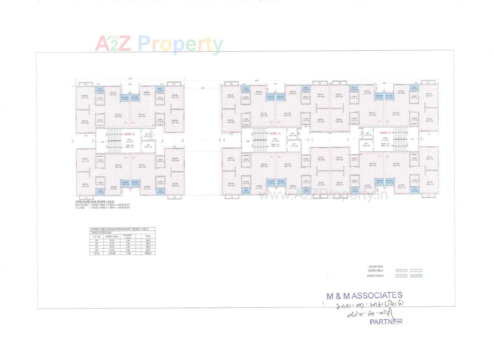 Layout of real estate project Ganesh Nandan located at Zadeshwar, Bharuch, Gujarat