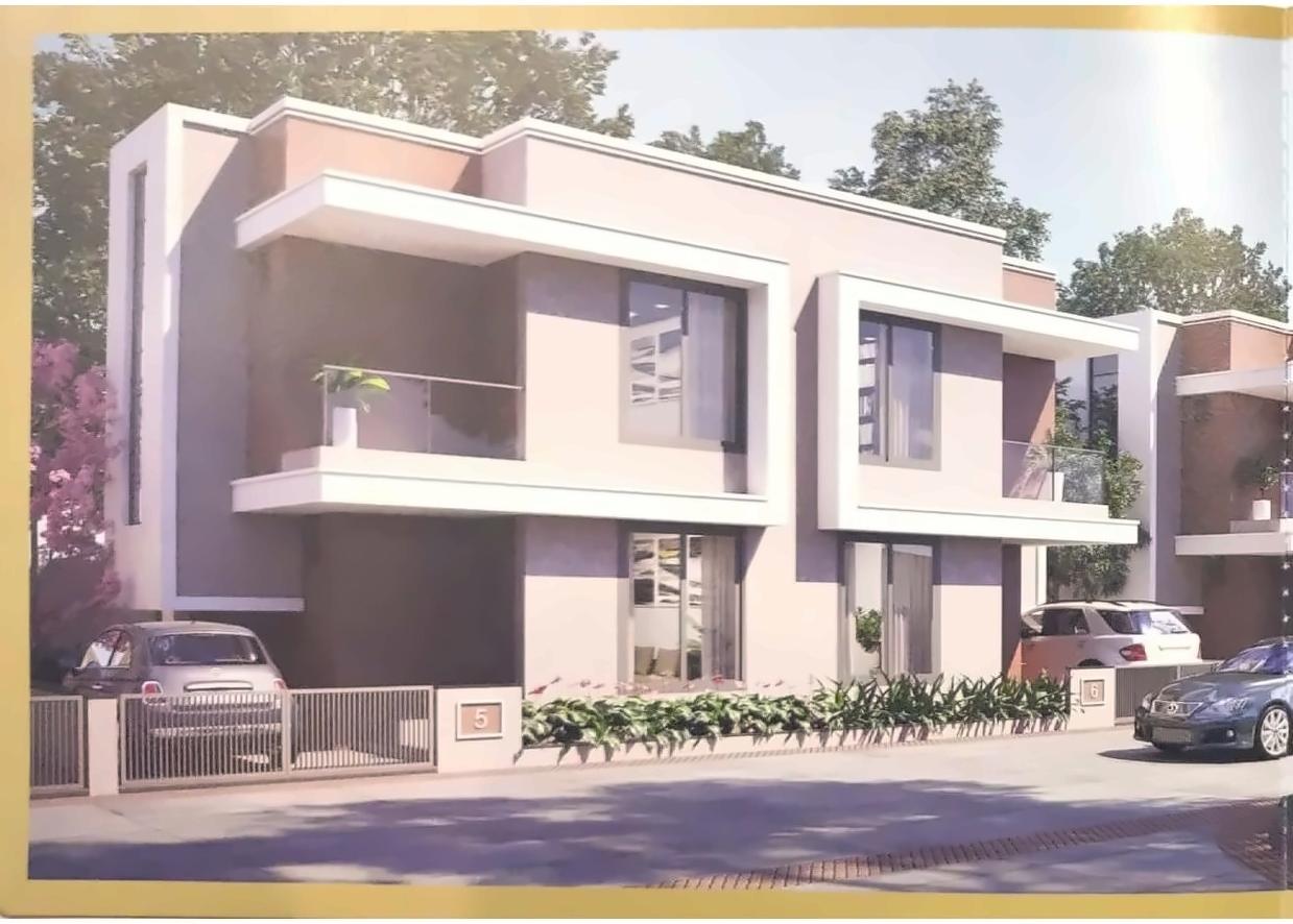 3D Elevation of real estate project Golden Homes located at Bharuch, Bharuch, Gujarat