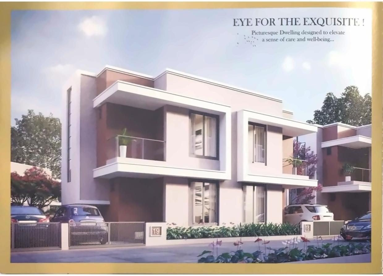 3D Elevation of real estate project Golden Homes located at Bharuch, Bharuch, Gujarat