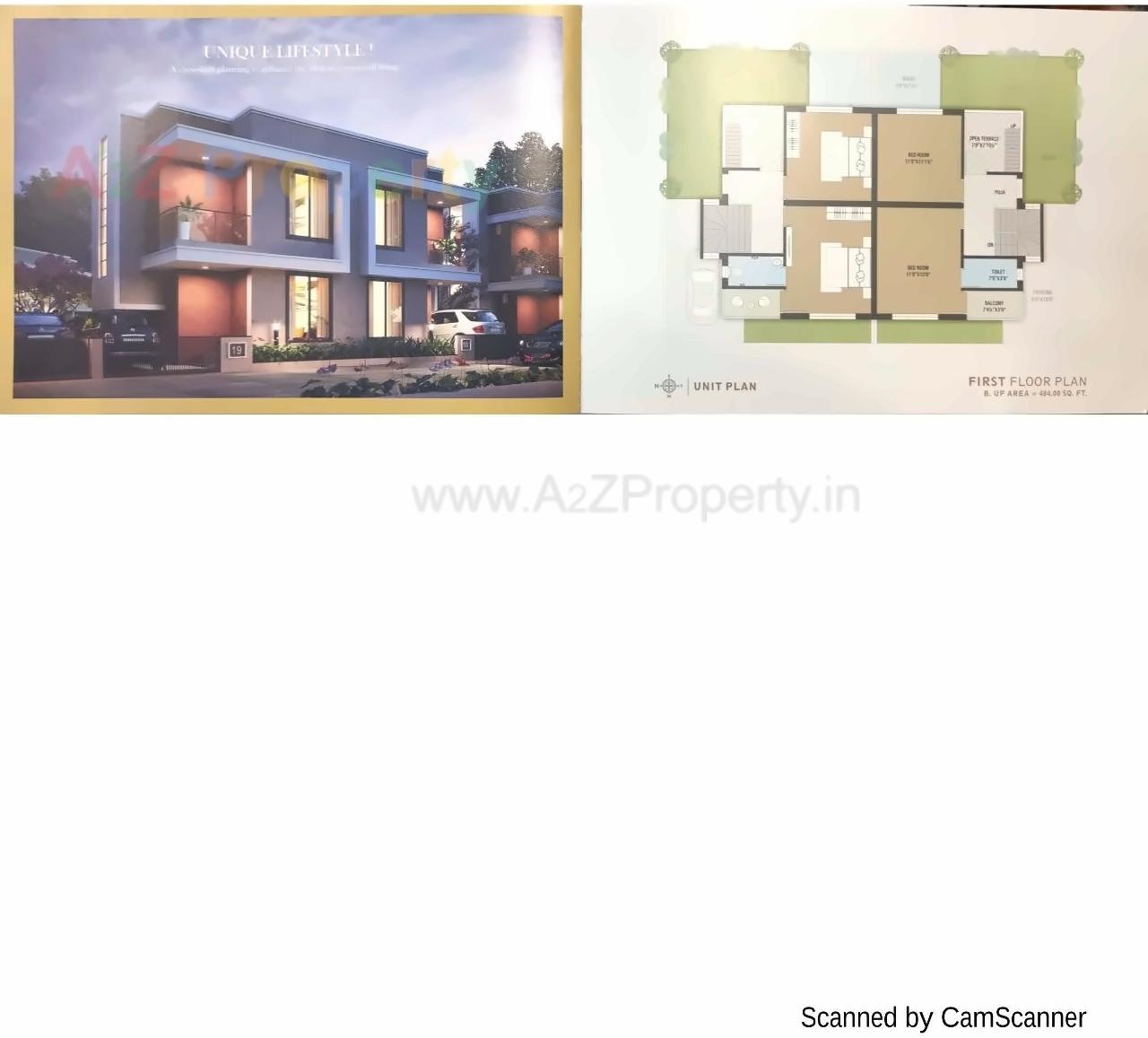 Layout of real estate project Golden Homes located at Bharuch, Bharuch, Gujarat