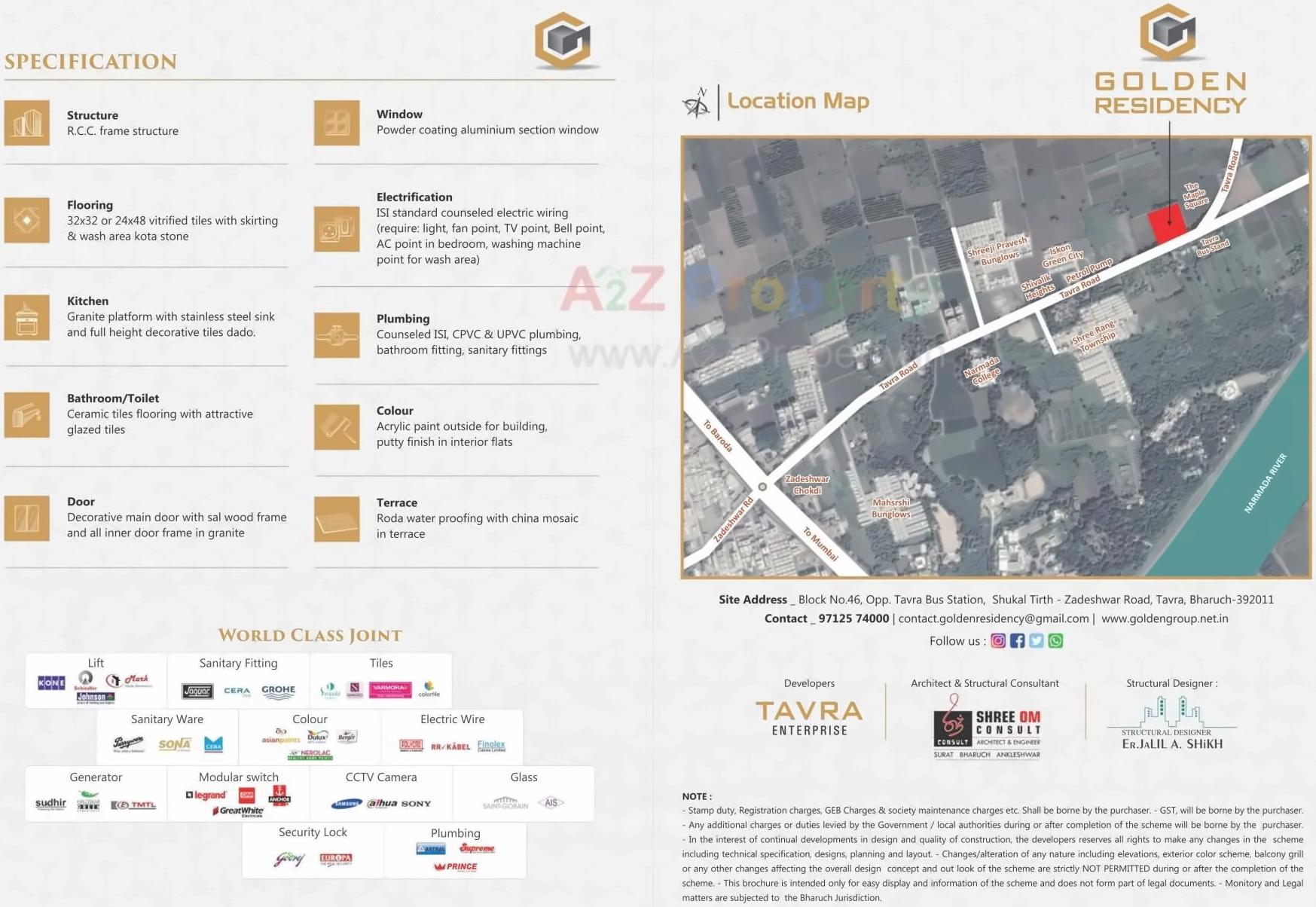  of real estate project Golden Residency located at Bharuch, Bharuch, Gujarat