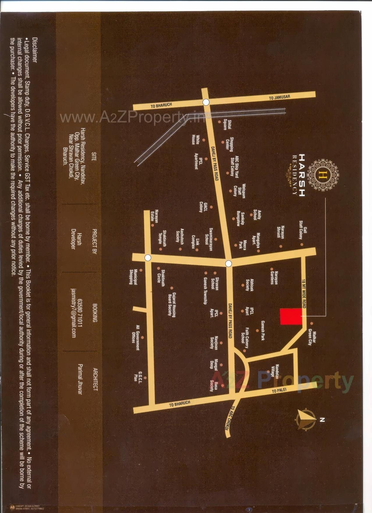  of real estate project Harsh Residency located at Nandelav, Bharuch, Gujarat