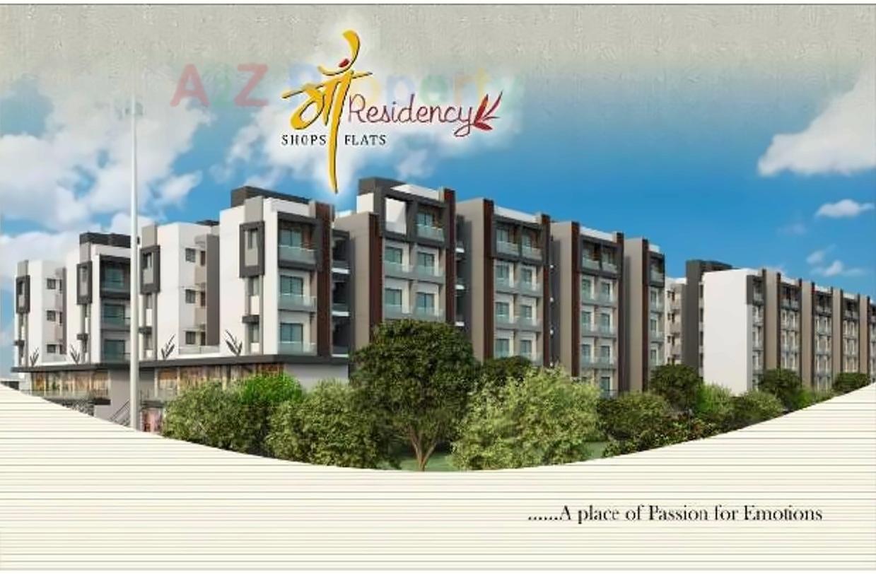 3D Elevation of real estate project Maa Residency located at Rahadpor, Bharuch, Gujarat