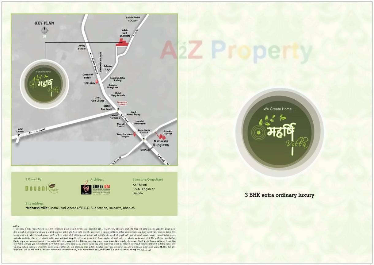  of real estate project Maharshi Villa located at Haldarwa, Bharuch, Gujarat