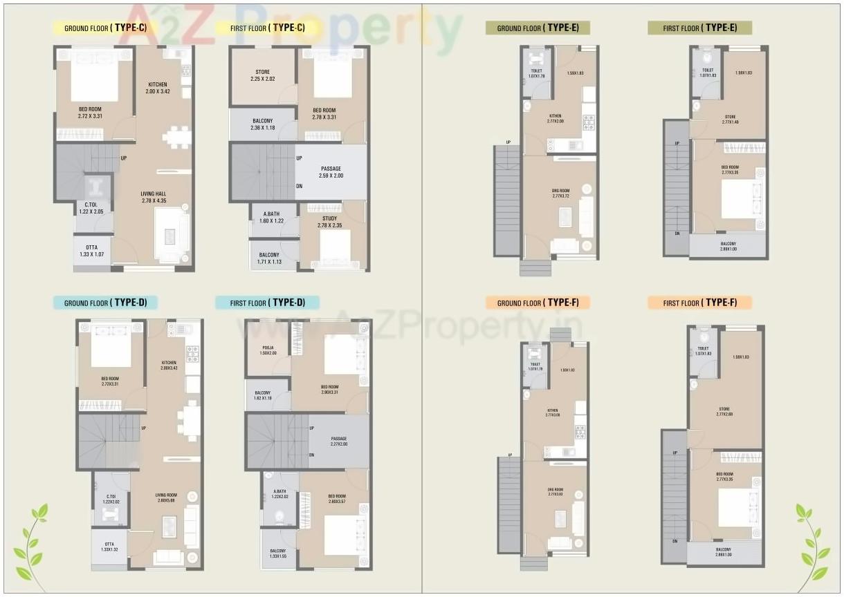 Layout of real estate project Maharshi Villa located at Haldarwa, Bharuch, Gujarat