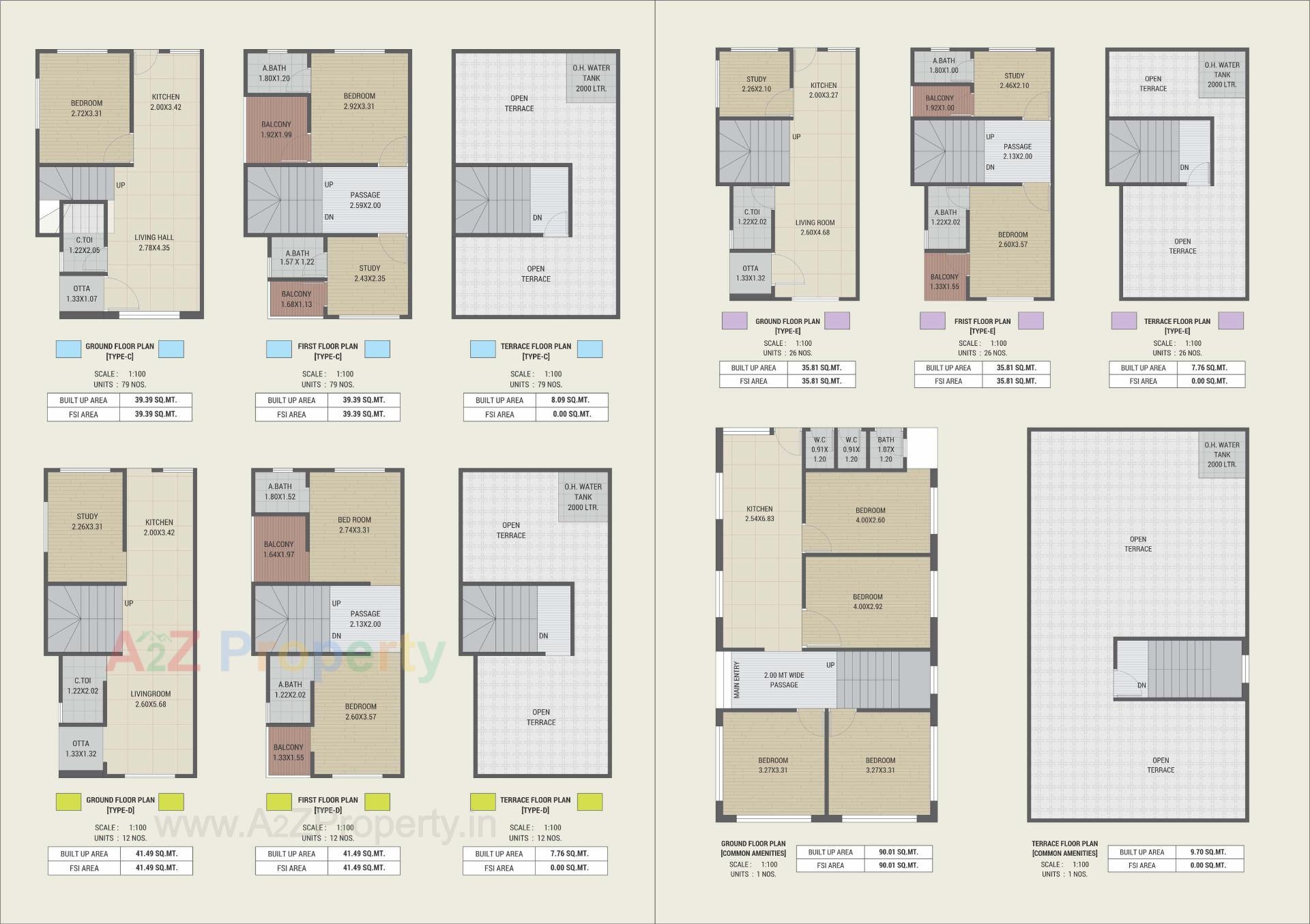 Layout of real estate project Mahershi Villa located at Haldarwa, Bharuch, Gujarat
