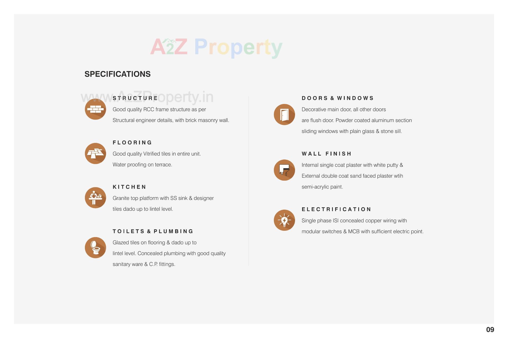  of real estate project Merushikhar Icon located at Chavaj, Bharuch, Gujarat