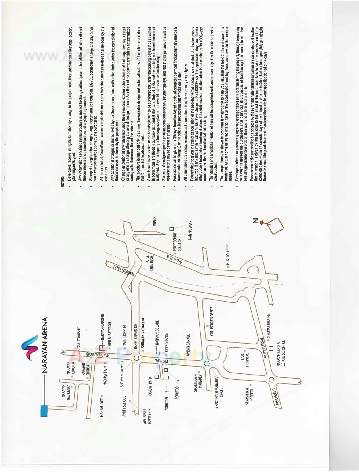  of real estate project Narayan Arena located at Umraj, Bharuch, Gujarat