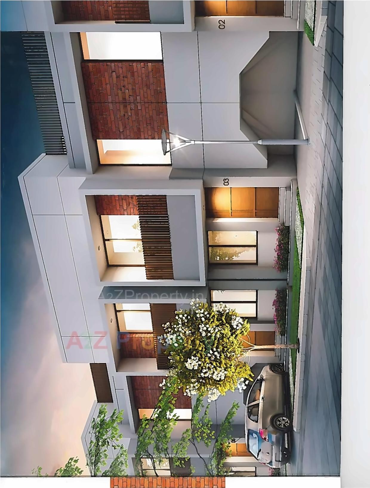 3D Elevation of real estate project Narayan Arena located at Umraj, Bharuch, Gujarat