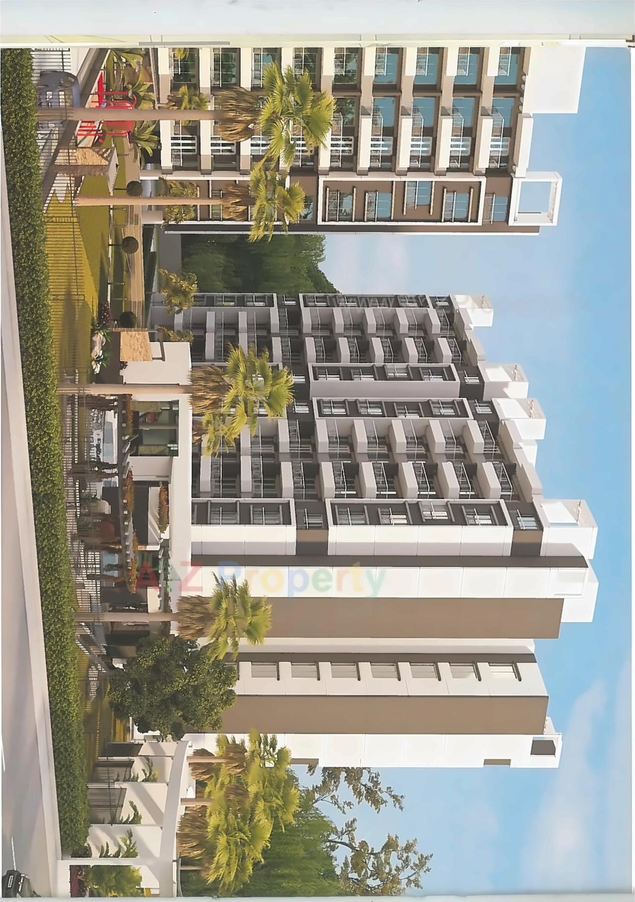 3D Elevation of real estate project Narayan Laxuria located at Umraj, Bharuch, Gujarat