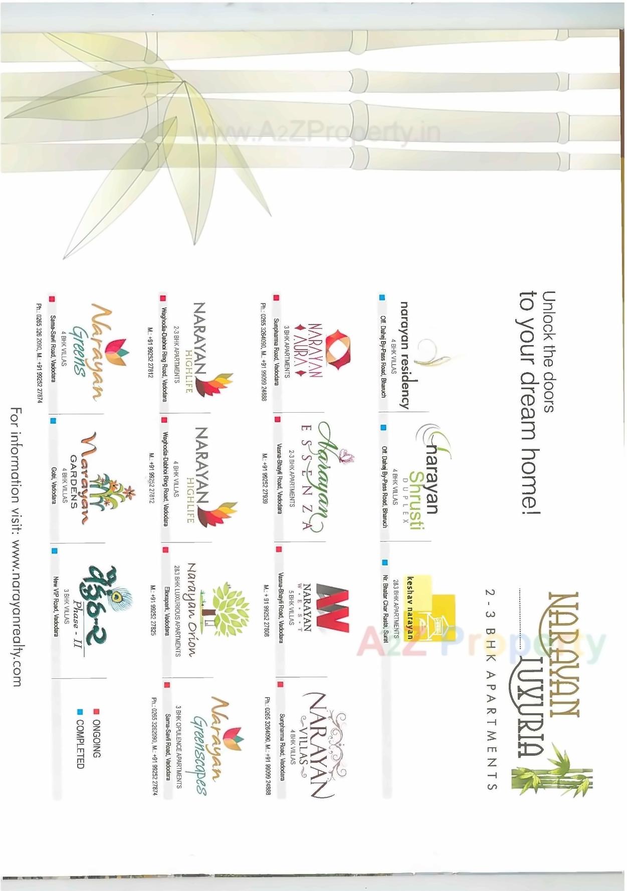  of real estate project Narayan Laxuria located at Umraj, Bharuch, Gujarat