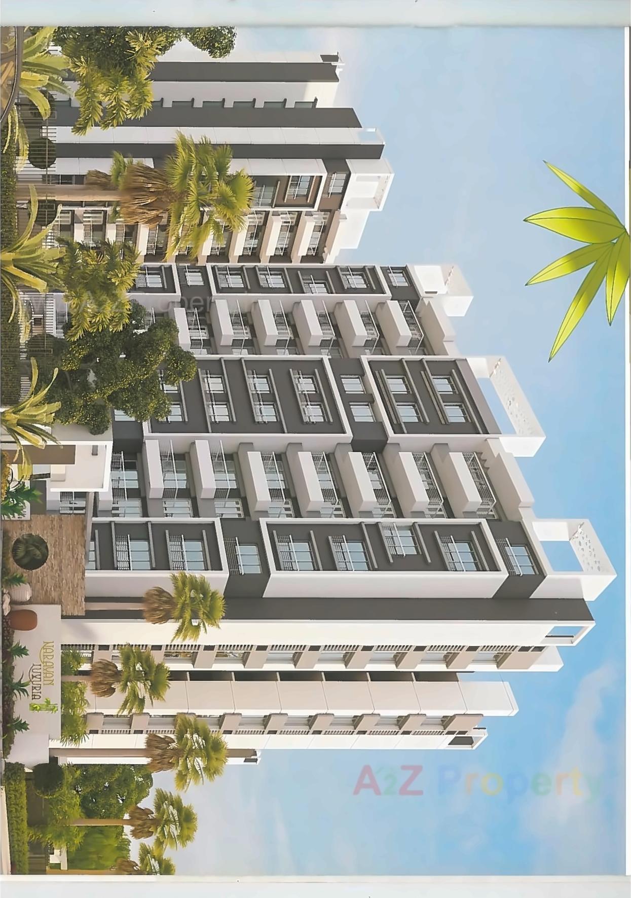 3D Elevation of real estate project Narayan Laxuria located at Umraj, Bharuch, Gujarat