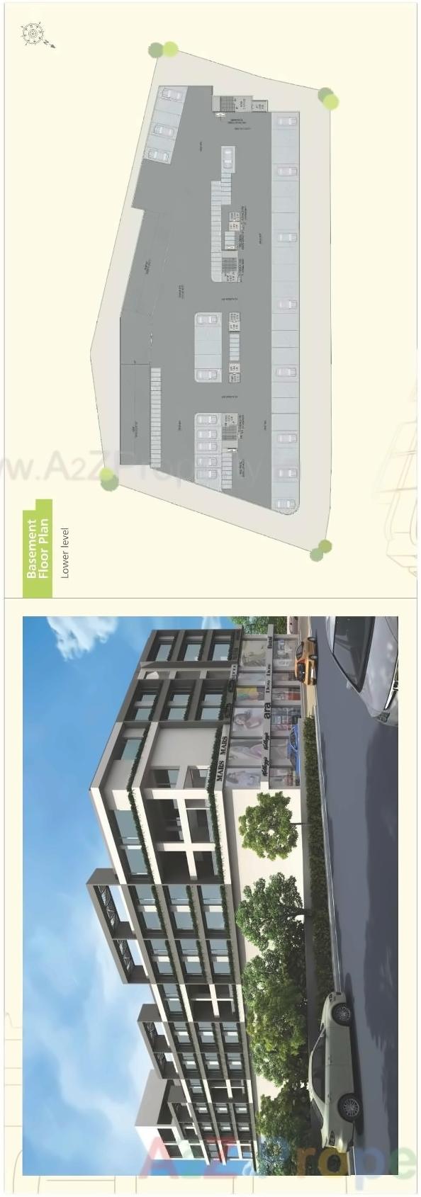 Layout of real estate project Nexus Business Hub located at Mojampur, Bharuch, Gujarat