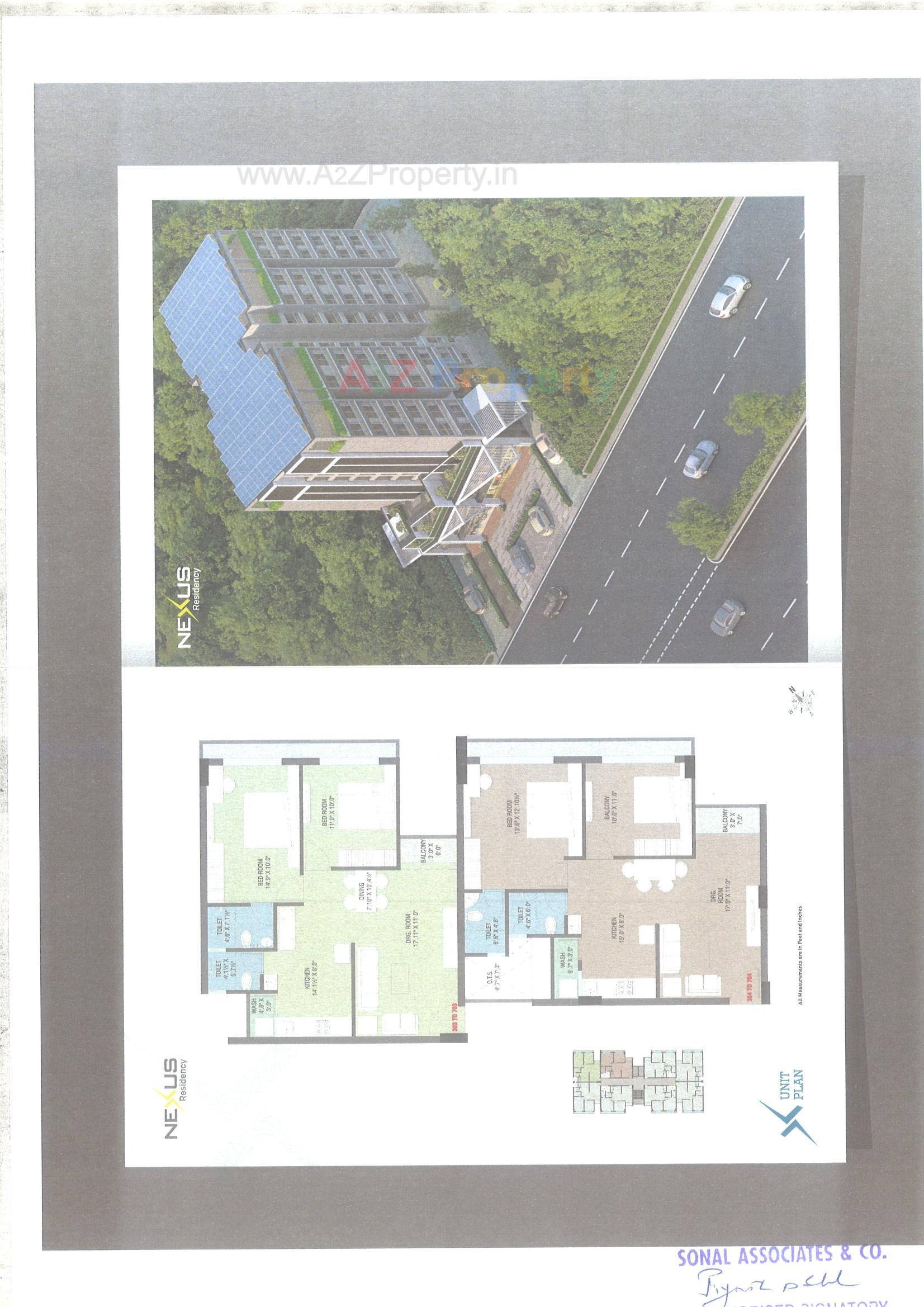 Layout of real estate project Nexus Resdency located at Zadeshwar-village, Bharuch, Gujarat