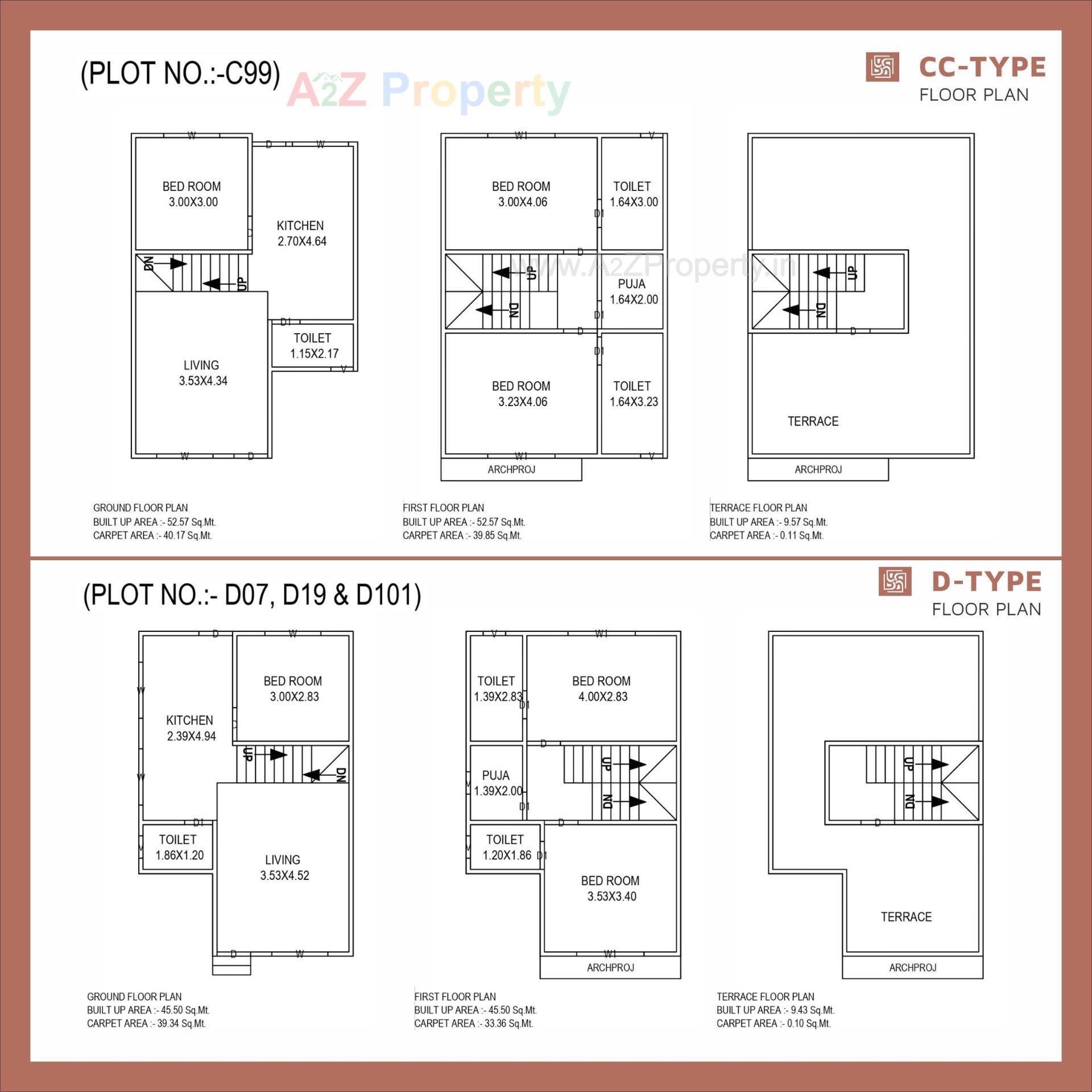 Layout of real estate project Pramukh Bungalows located at Diva, Bharuch, Gujarat