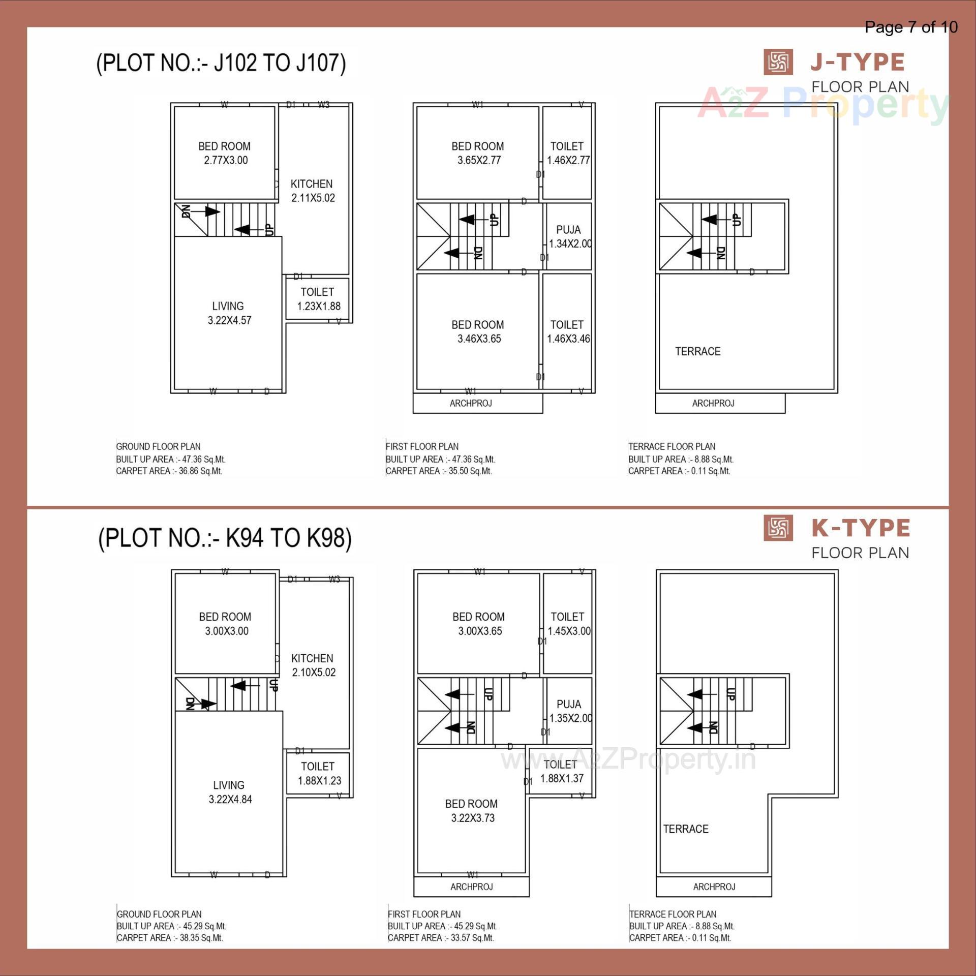 Layout of real estate project Pramukh Bungalows located at Diva, Bharuch, Gujarat