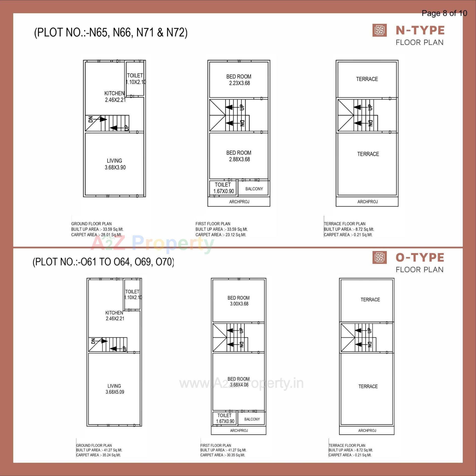 Layout of real estate project Pramukh Bungalows located at Diva, Bharuch, Gujarat