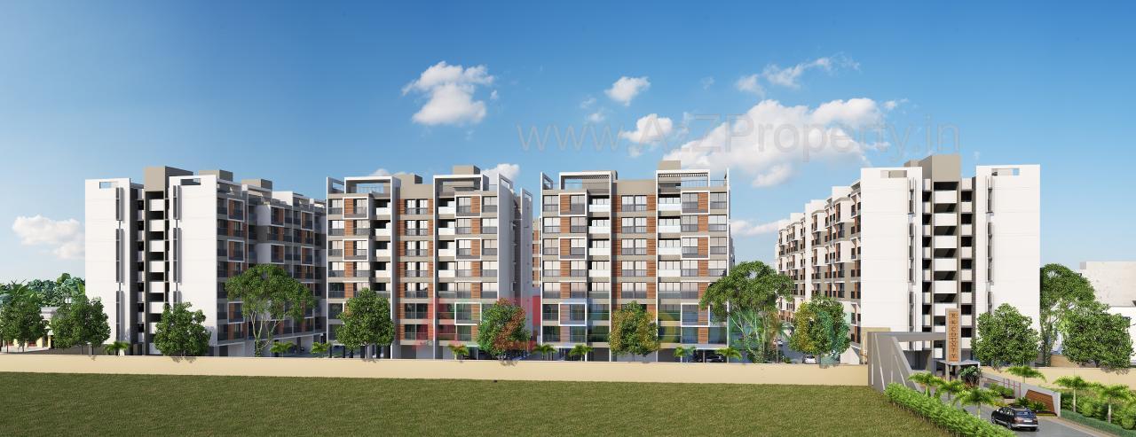 3D Elevation of real estate project R K County located at Jadeshwar, Bharuch, Gujarat