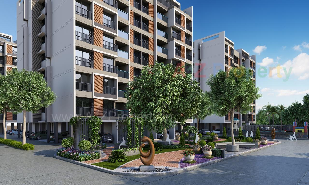 3D Elevation of real estate project R K County located at Jadeshwar, Bharuch, Gujarat