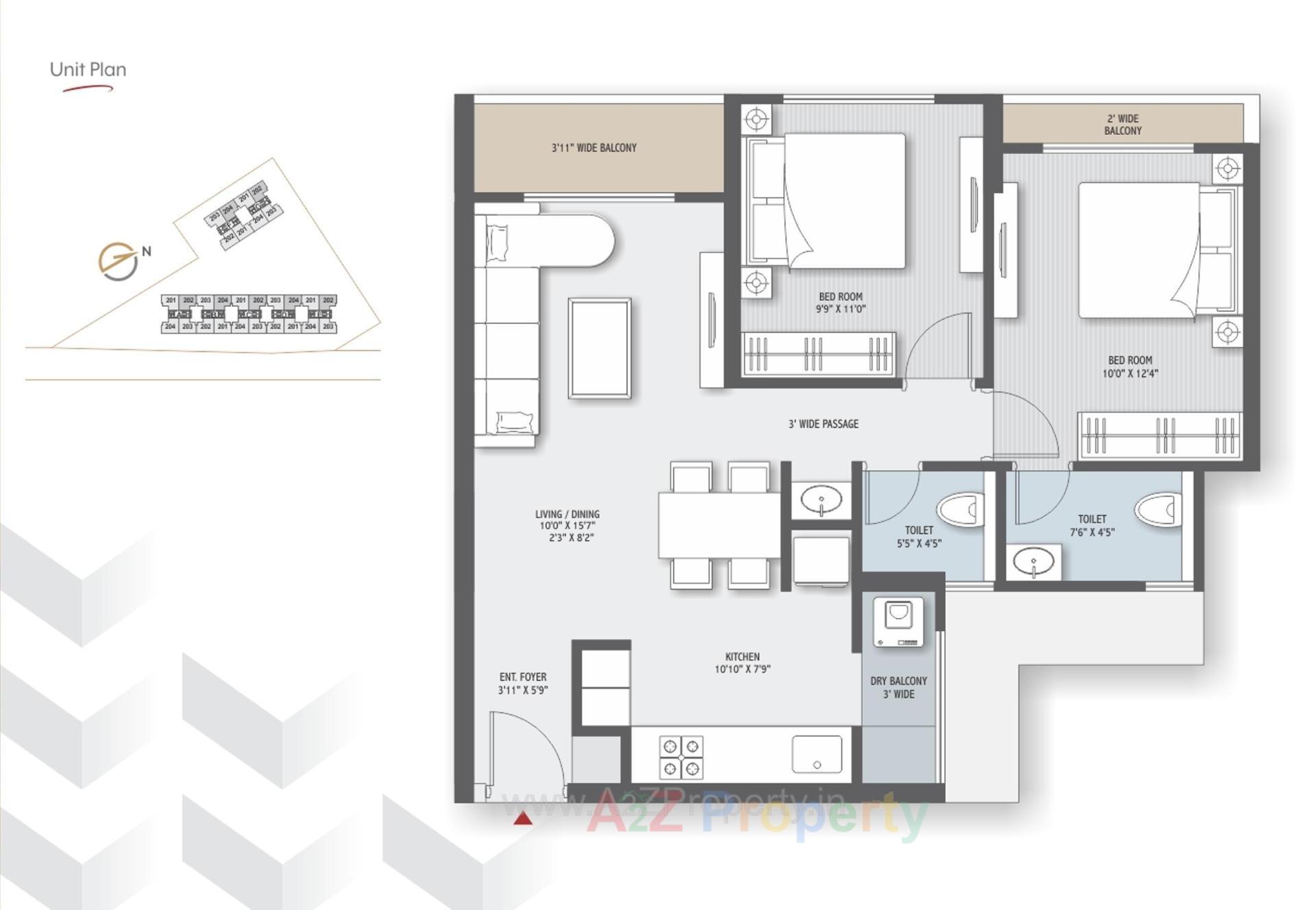 Layout of real estate project R K Gloria located at Tavra, Bharuch, Gujarat