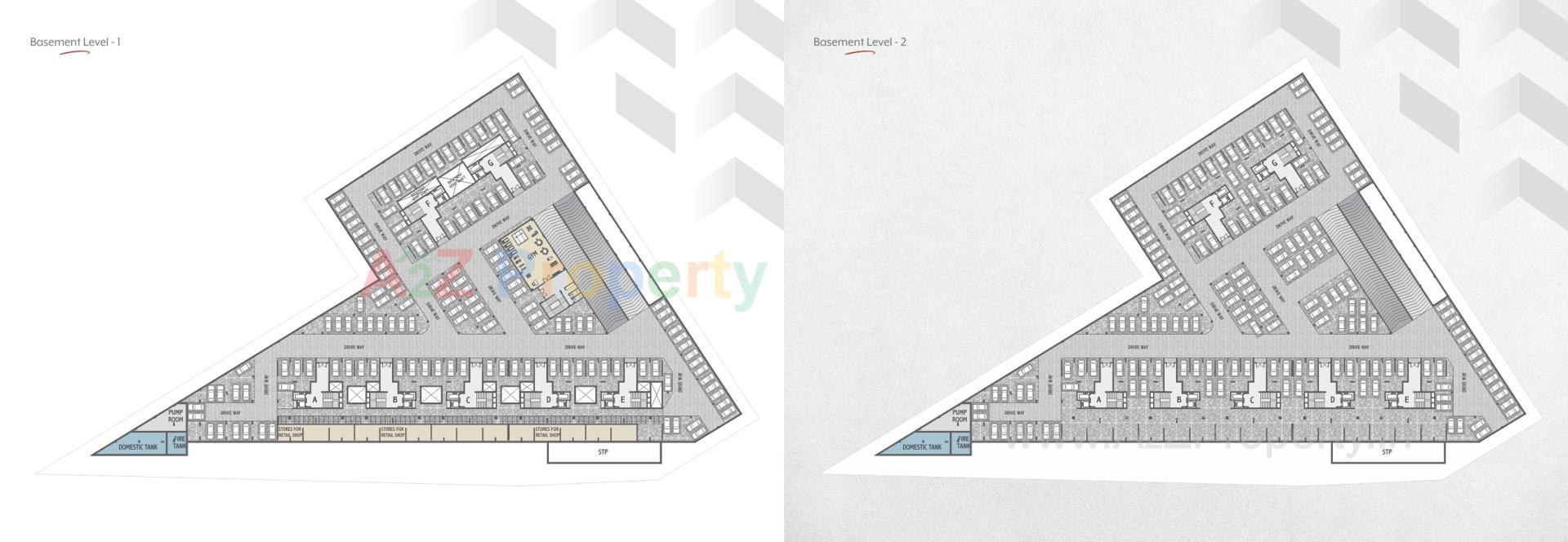 Layout of real estate project R K Gloria located at Tavra, Bharuch, Gujarat
