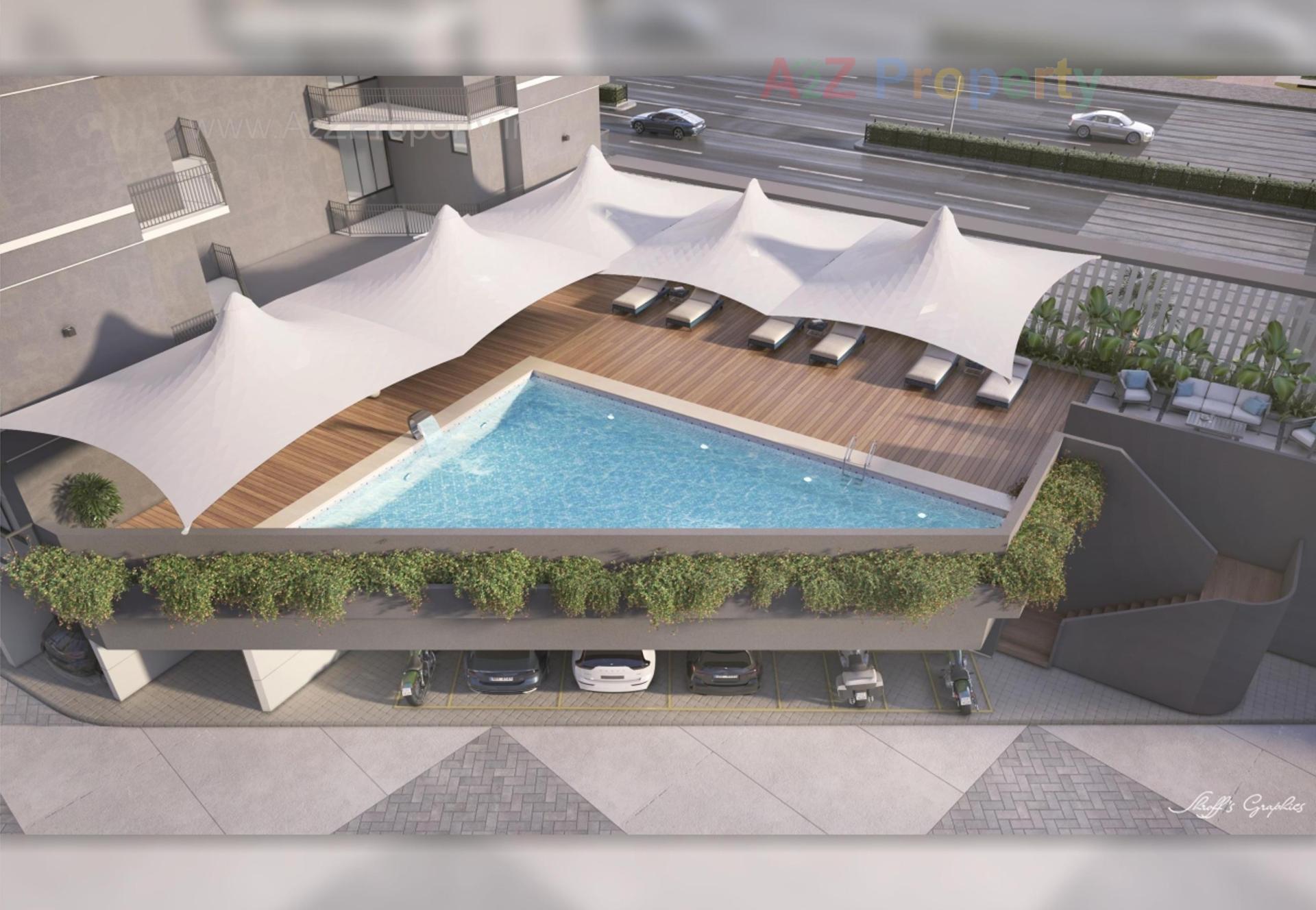 3D Elevation of real estate project R K Gloria located at Tavra, Bharuch, Gujarat