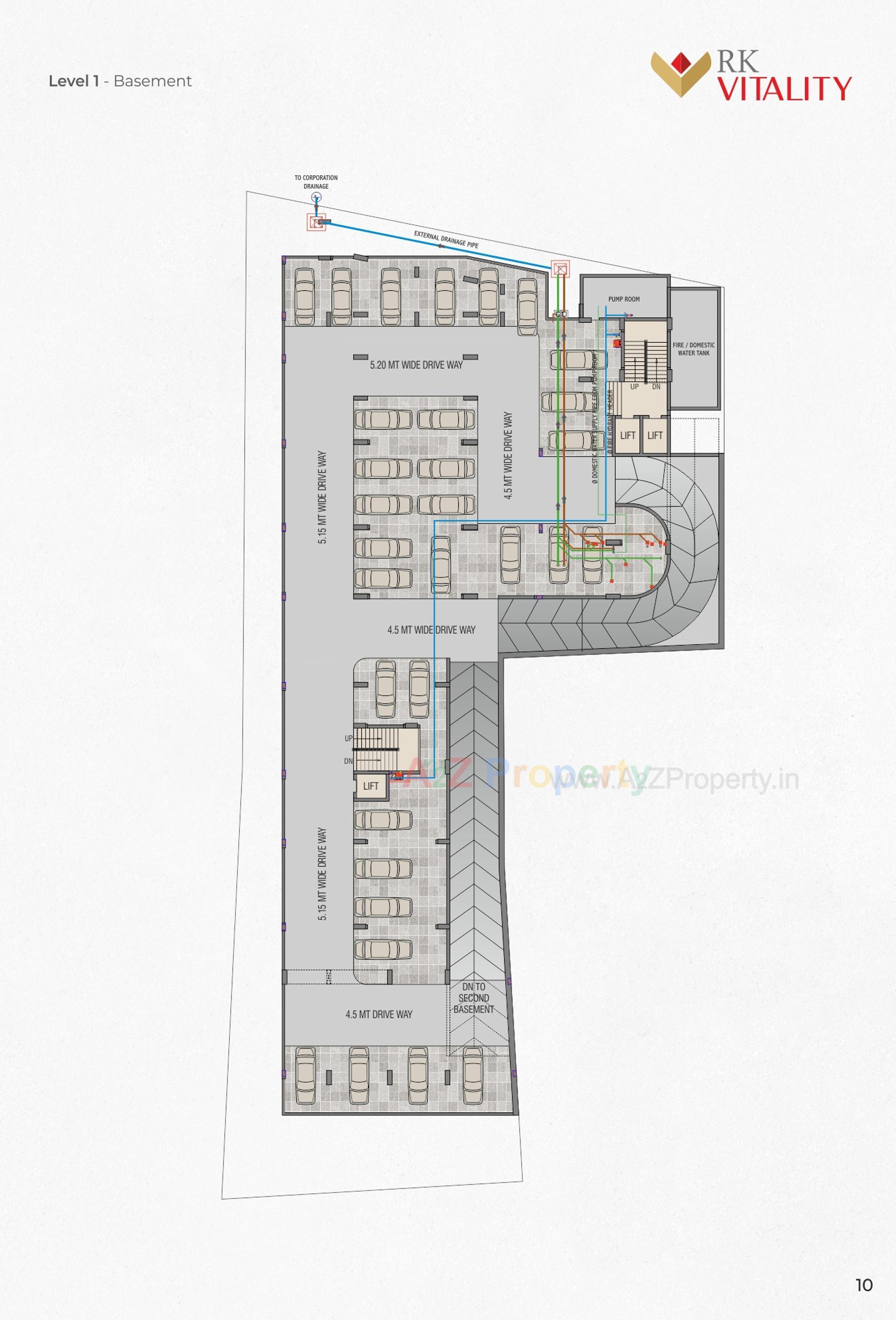 Layout of real estate project R K Vitality located at Bharuch, Bharuch, Gujarat