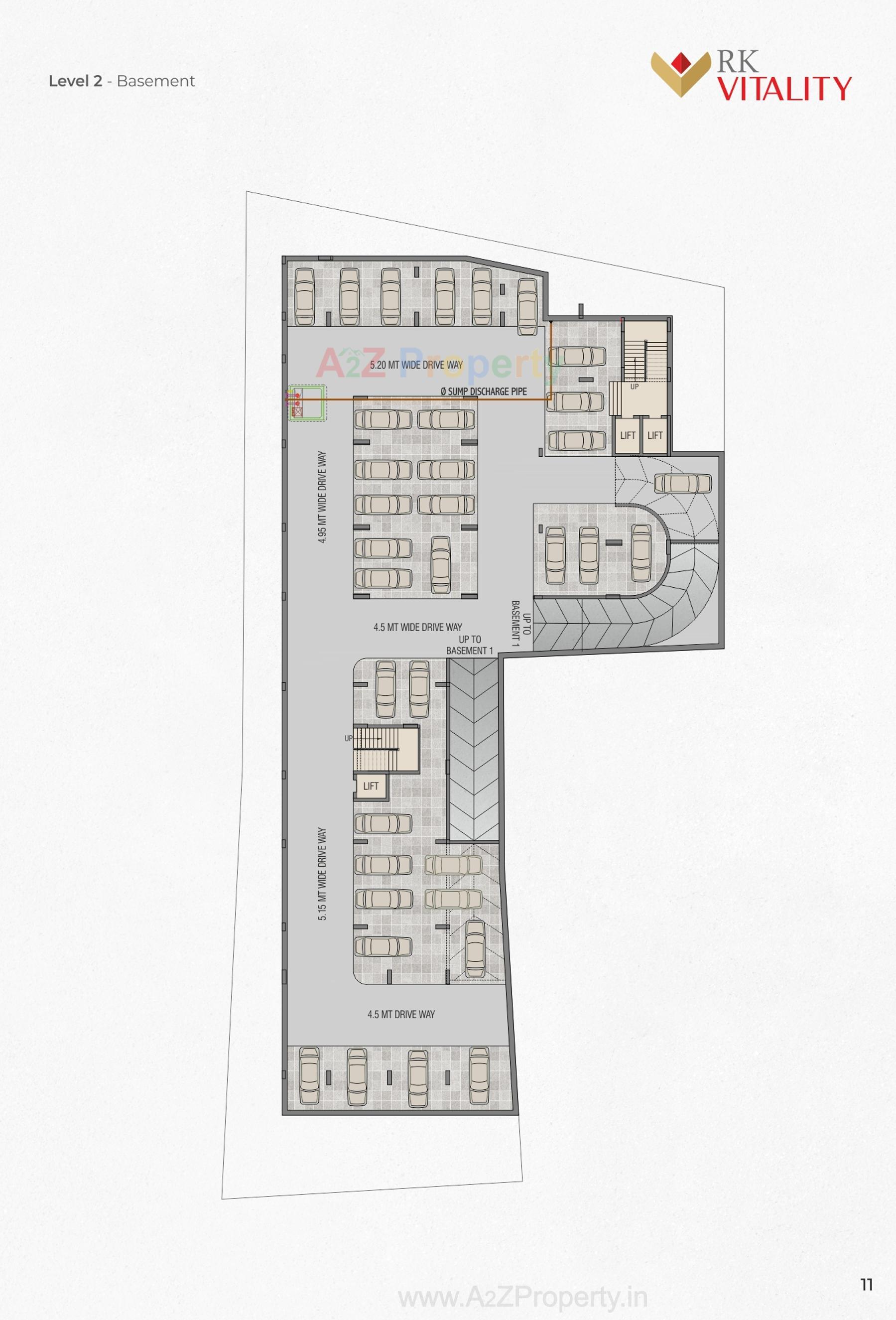 Layout of real estate project R K Vitality located at Bharuch, Bharuch, Gujarat