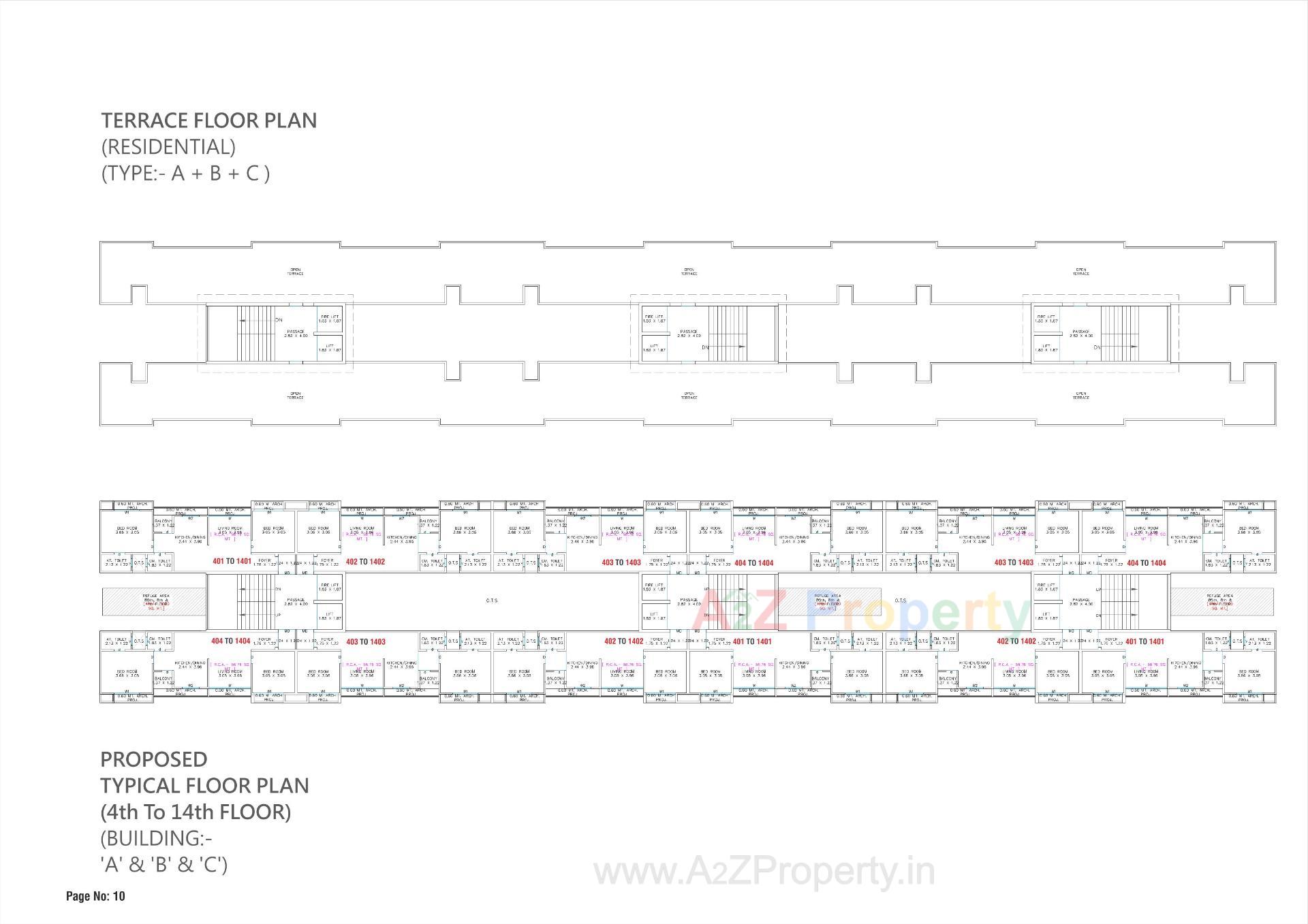 Layout of real estate project Rang Empire located at Chavaj, Bharuch, Gujarat