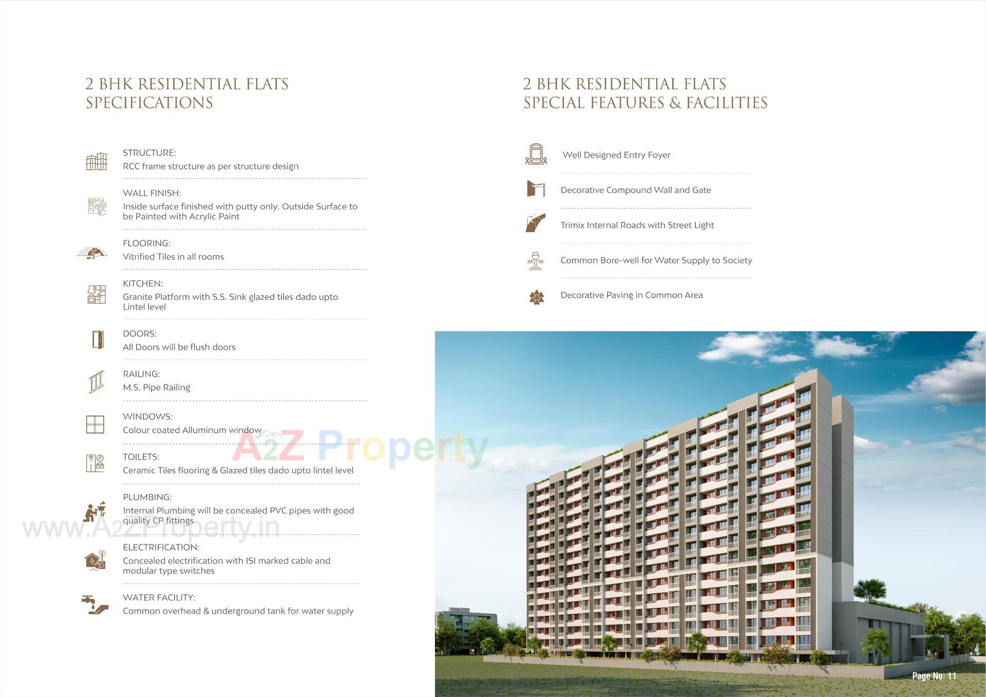  of real estate project Rang Empire located at Chavaj, Bharuch, Gujarat