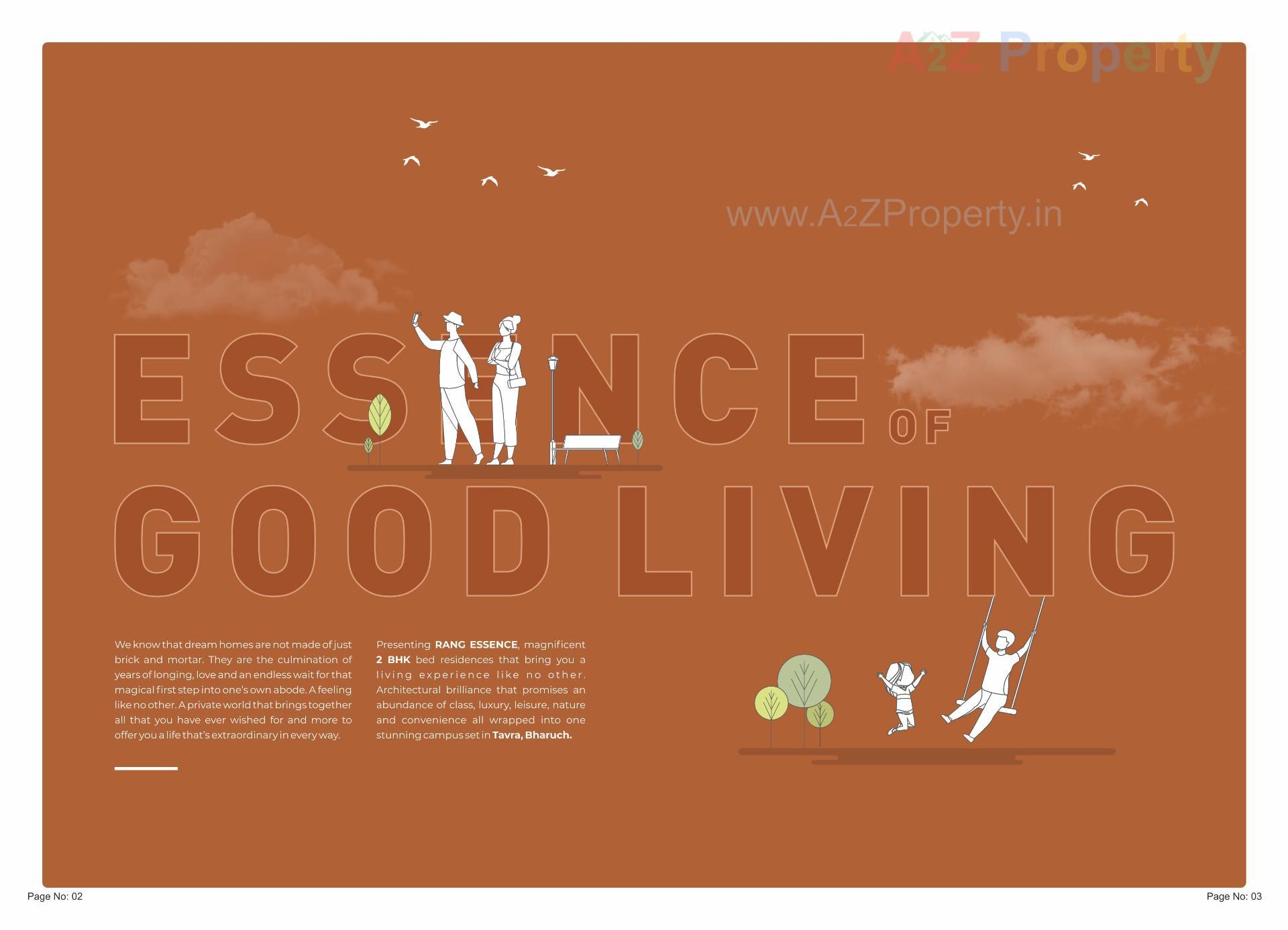  of real estate project Rang Essence located at Tavra, Bharuch, Gujarat