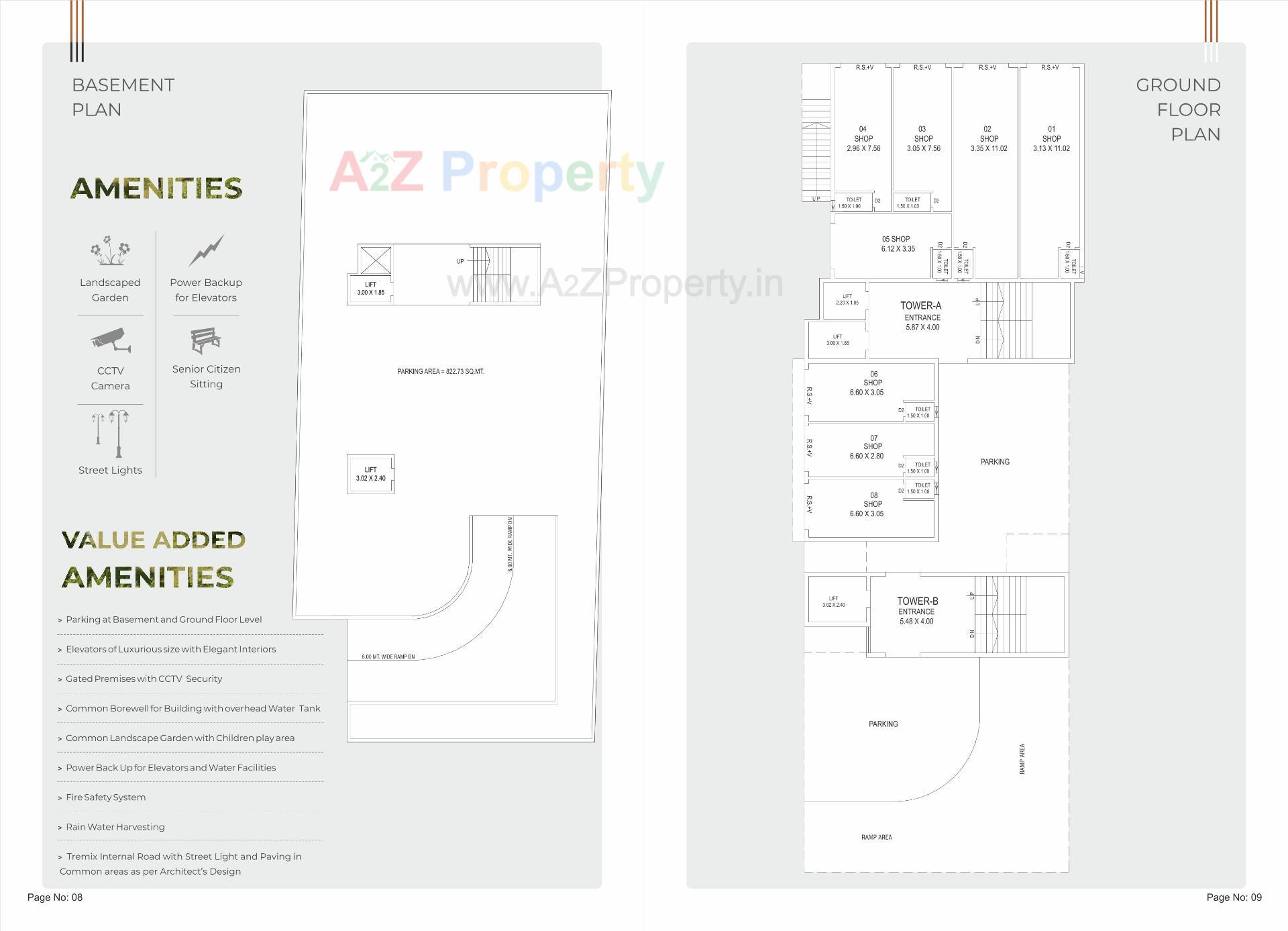 Layout of real estate project Rang Essence located at Tavra, Bharuch, Gujarat