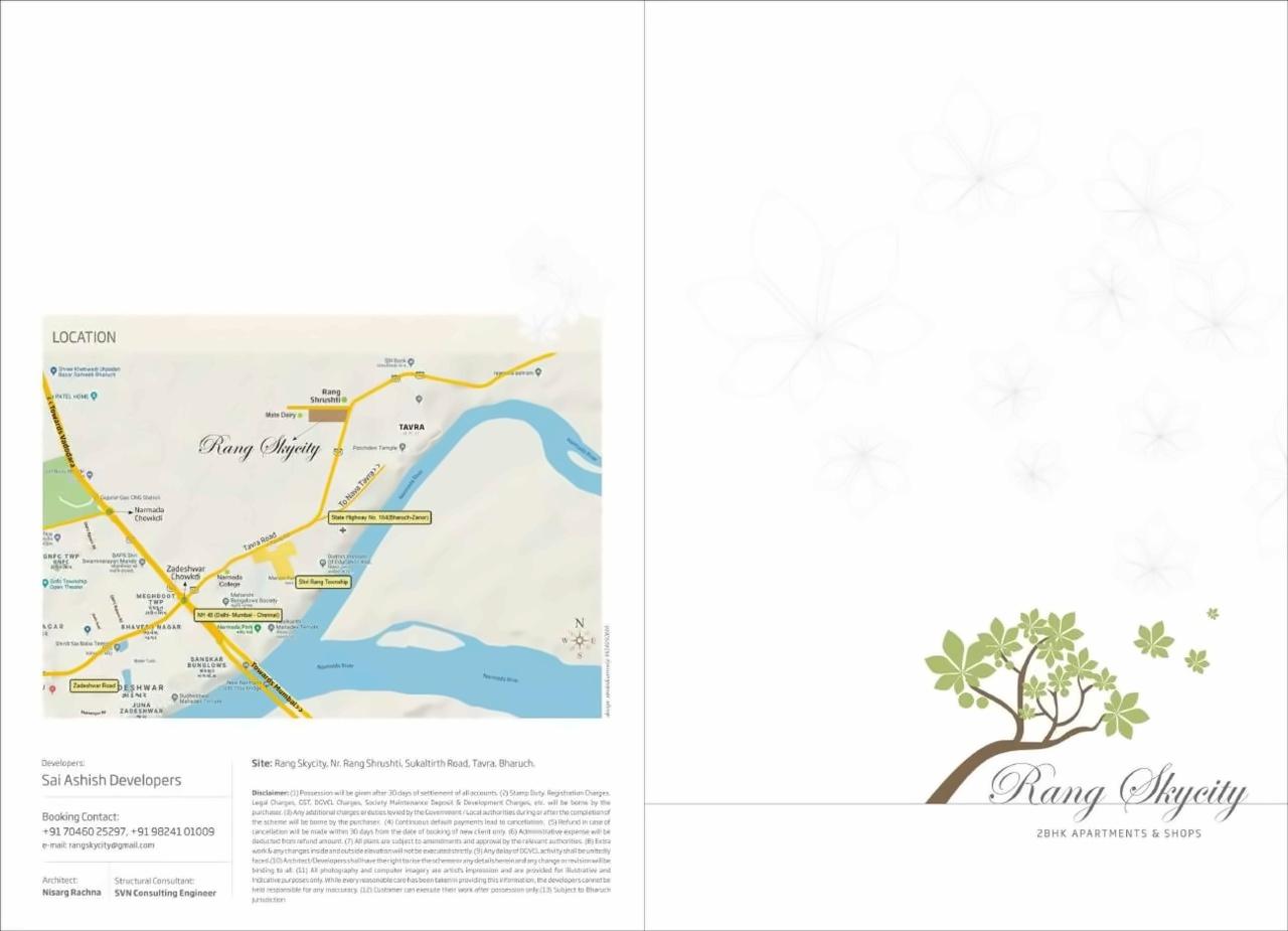 of real estate project Rang Skycity located at Tavra, Bharuch, Gujarat