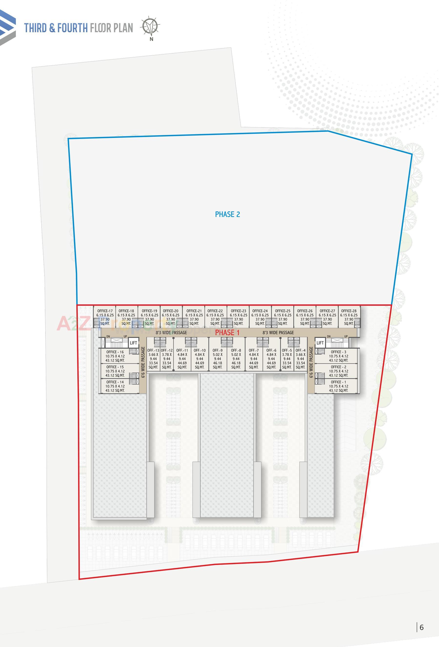 Layout of real estate project Rk Elinora L located at Zadeshwar, Bharuch, Gujarat