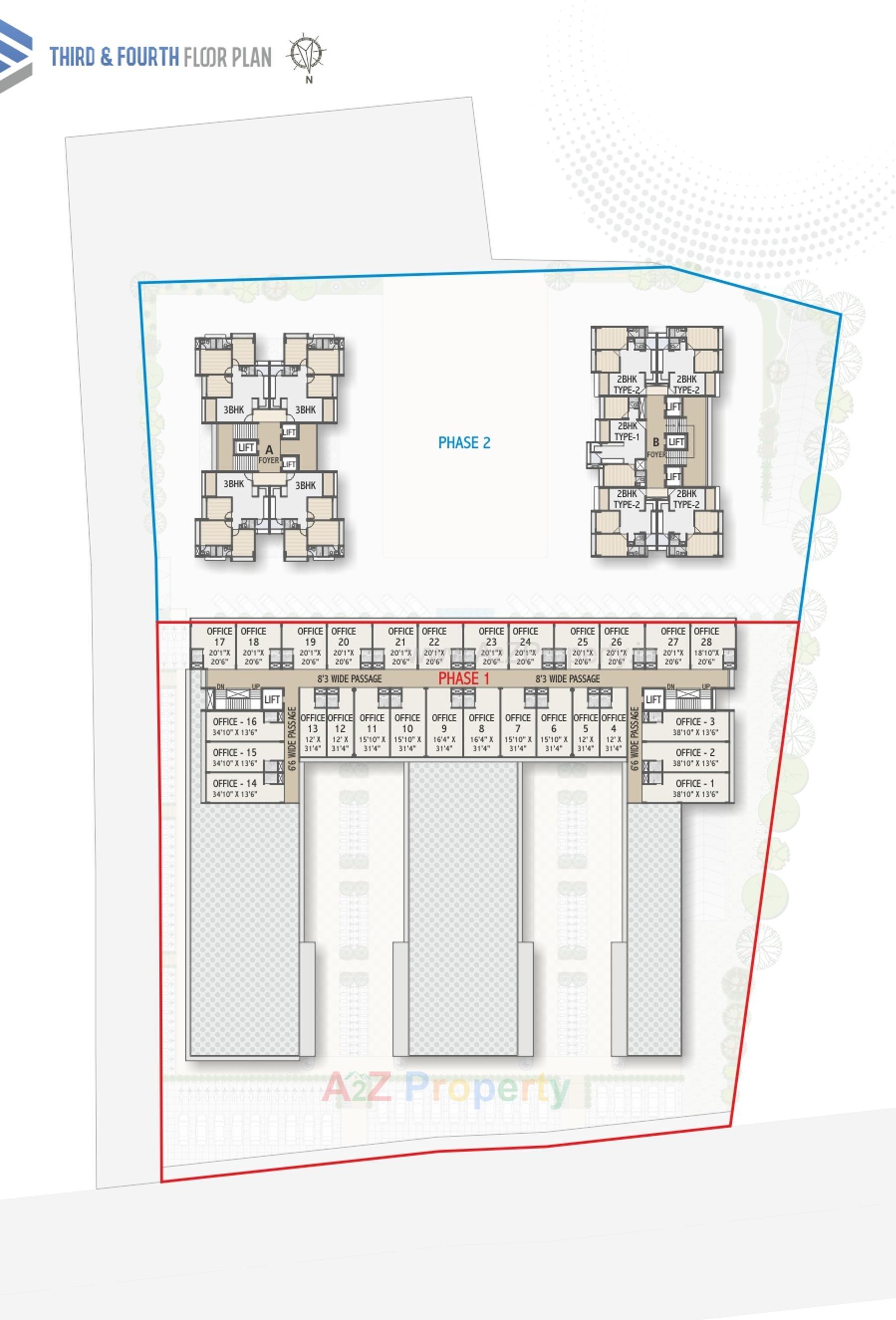 Layout of real estate project Rk Elinora located at Zadeshwar, Bharuch, Gujarat