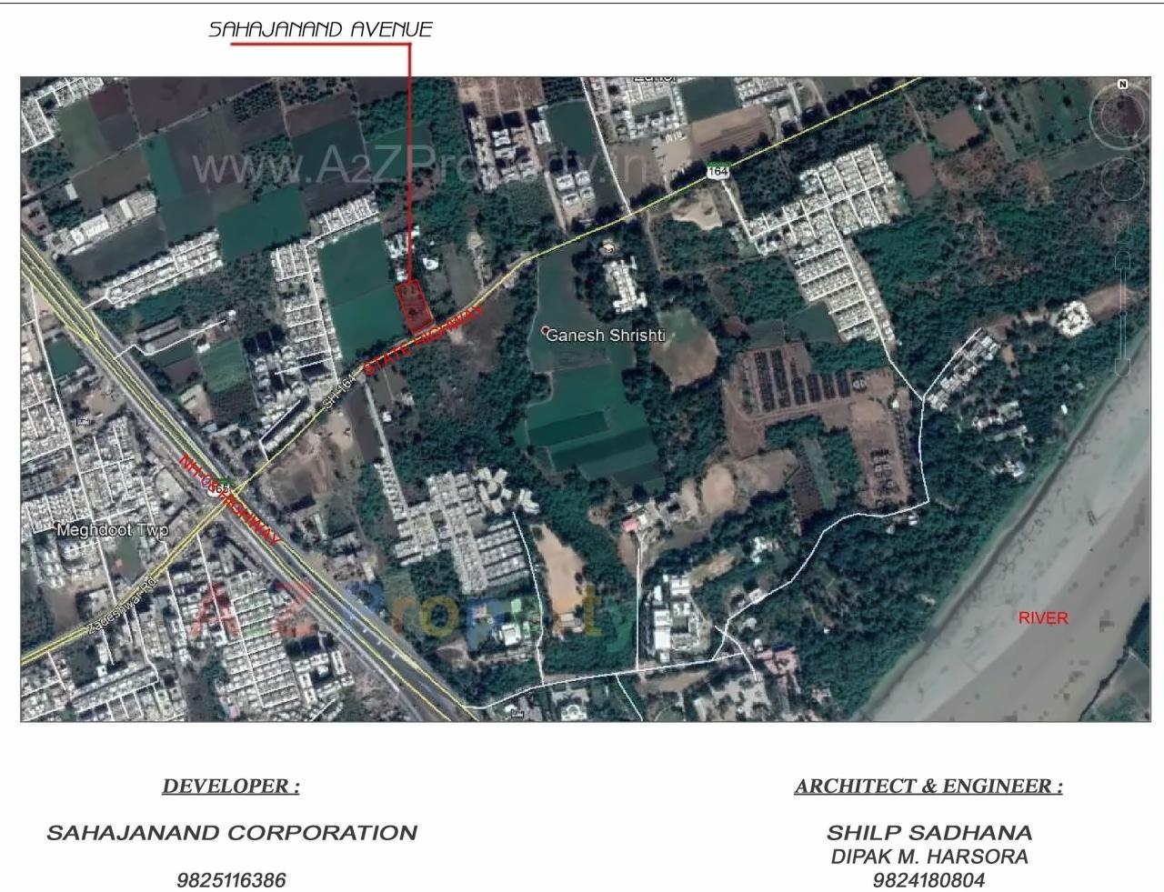  of real estate project Sahajanand Avenue located at Zadeshwar, Bharuch, Gujarat