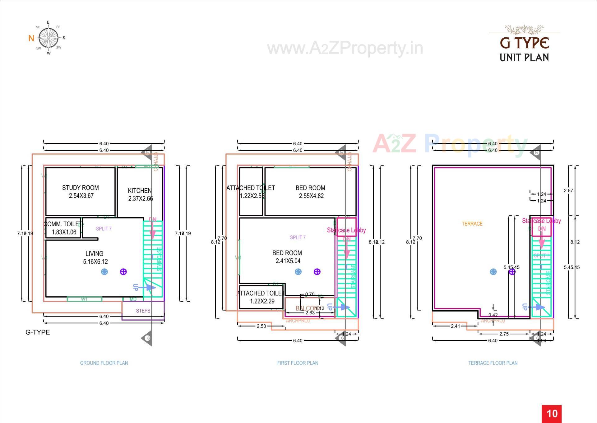 Layout of real estate project Sahajanand Green City located at Chavaj, Bharuch, Gujarat