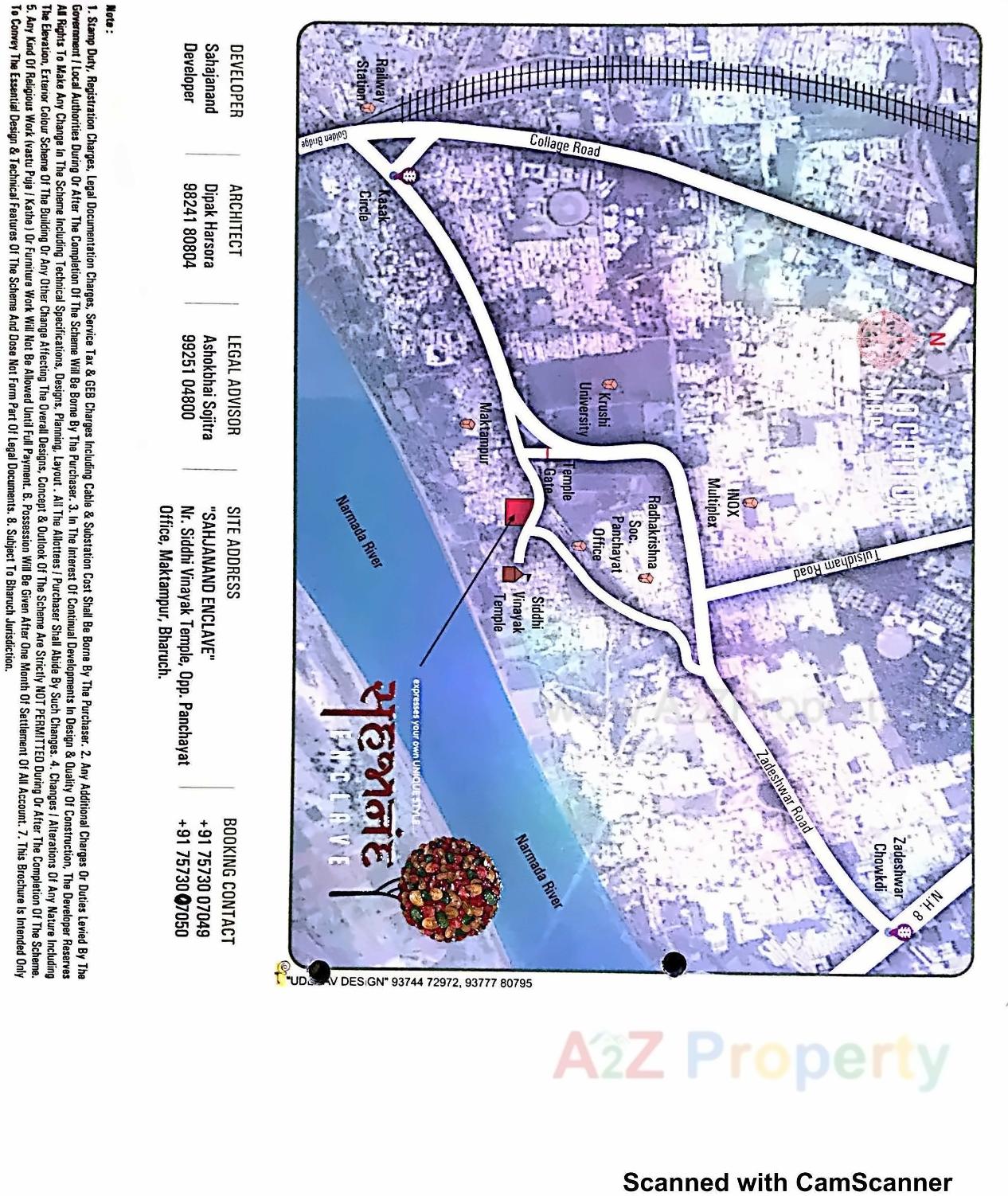  of real estate project Sahjanand Enclave located at Maktampur, Bharuch, Gujarat